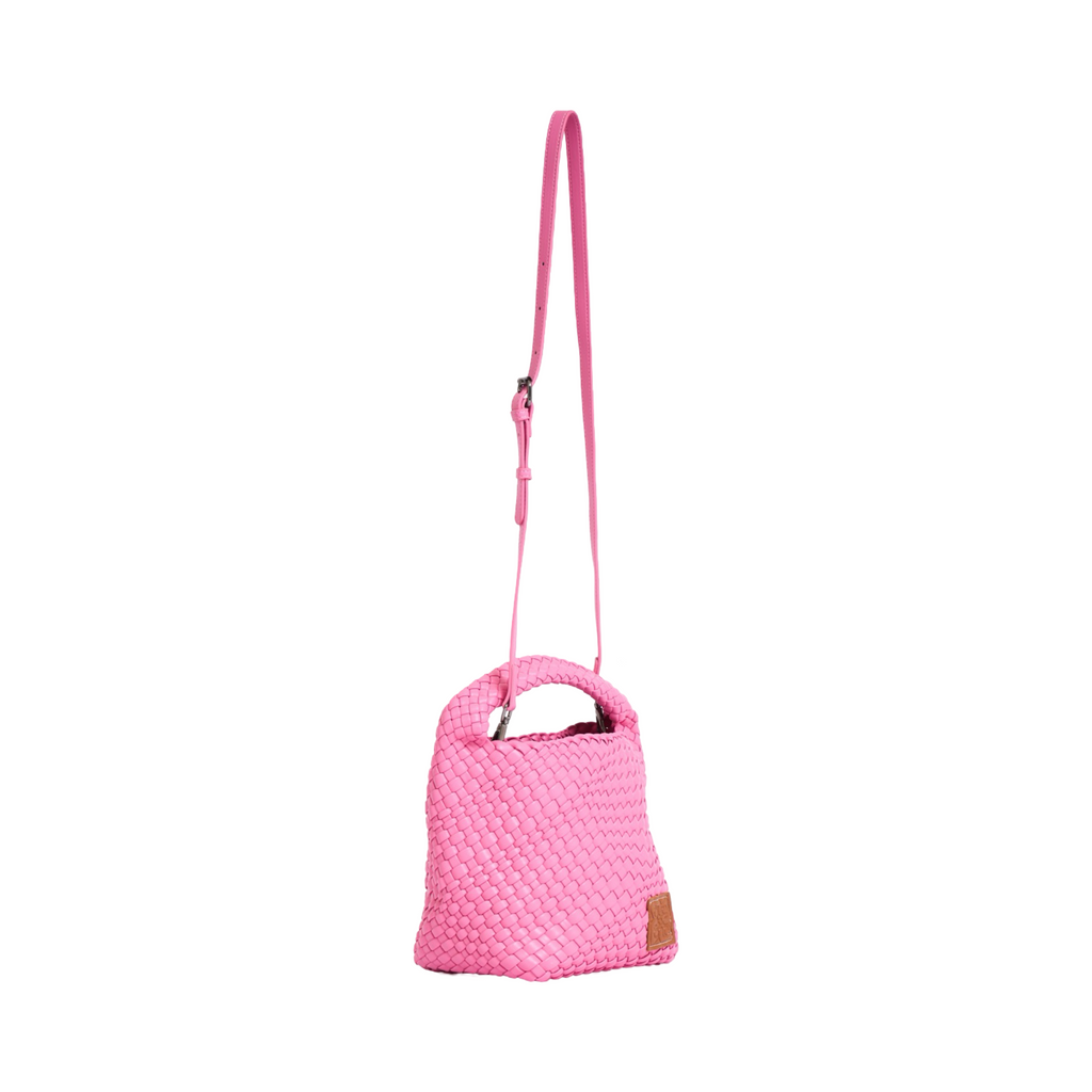 Woven Tote Bag M - Pink