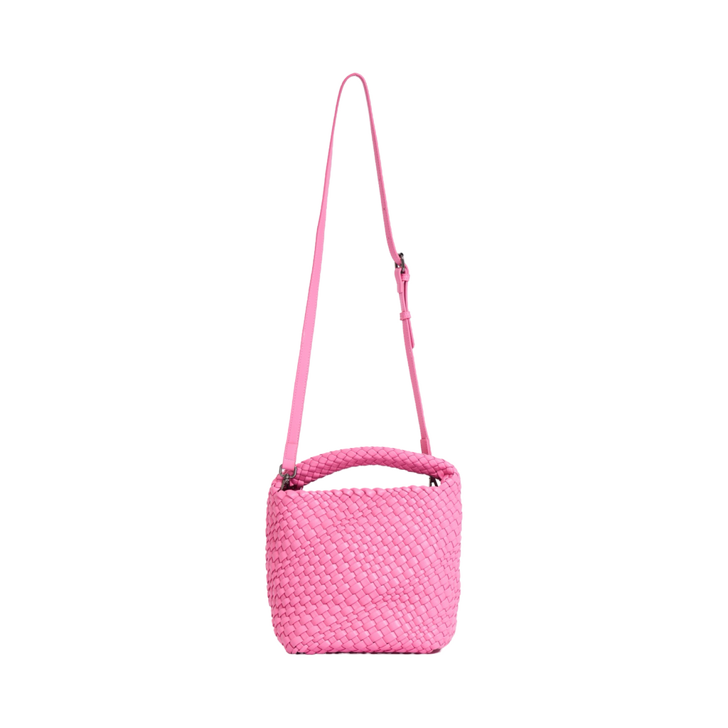 Woven Tote Bag M - Pink