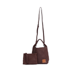 Signature Weave – Hobo M – Dark Chocolate