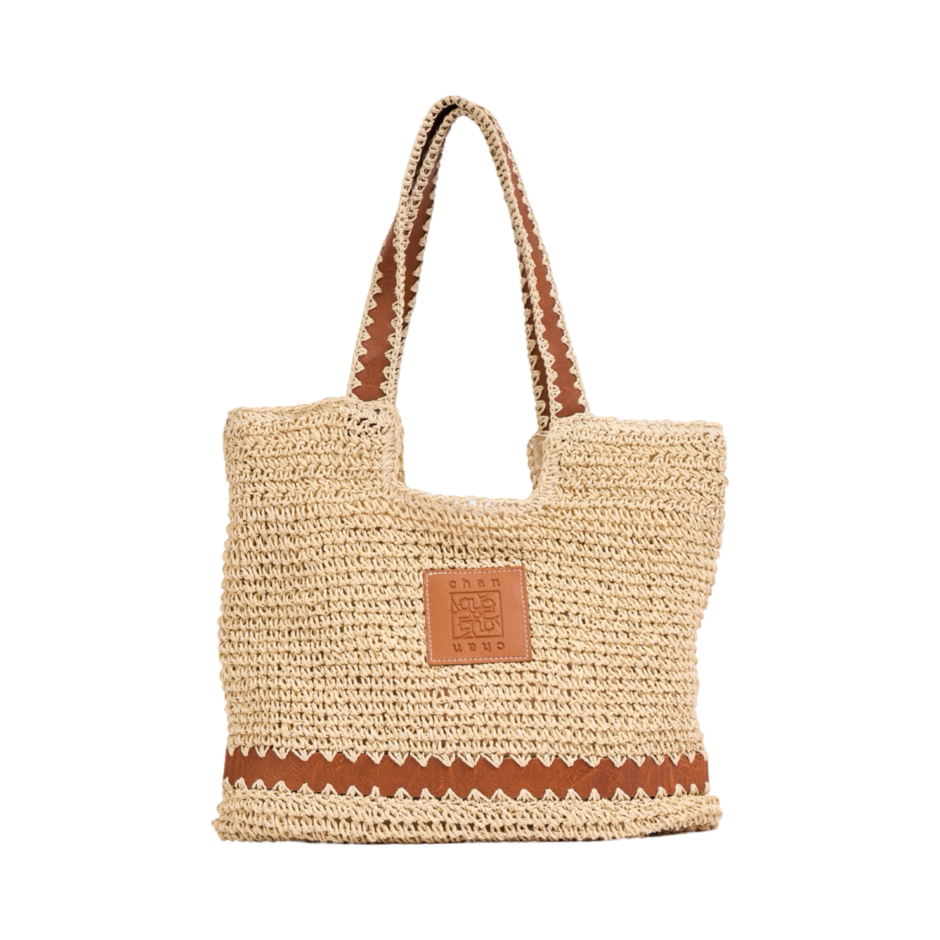 Everyday Earth – Straw Tote Bag – Beige