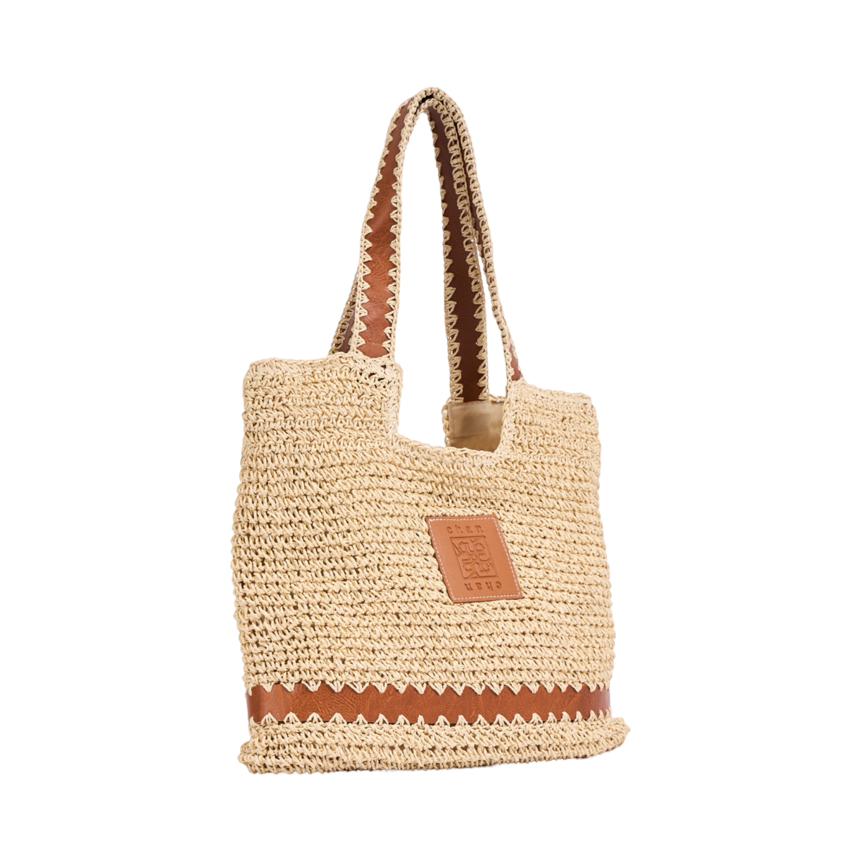 Everyday Earth – Straw Tote Bag – Beige