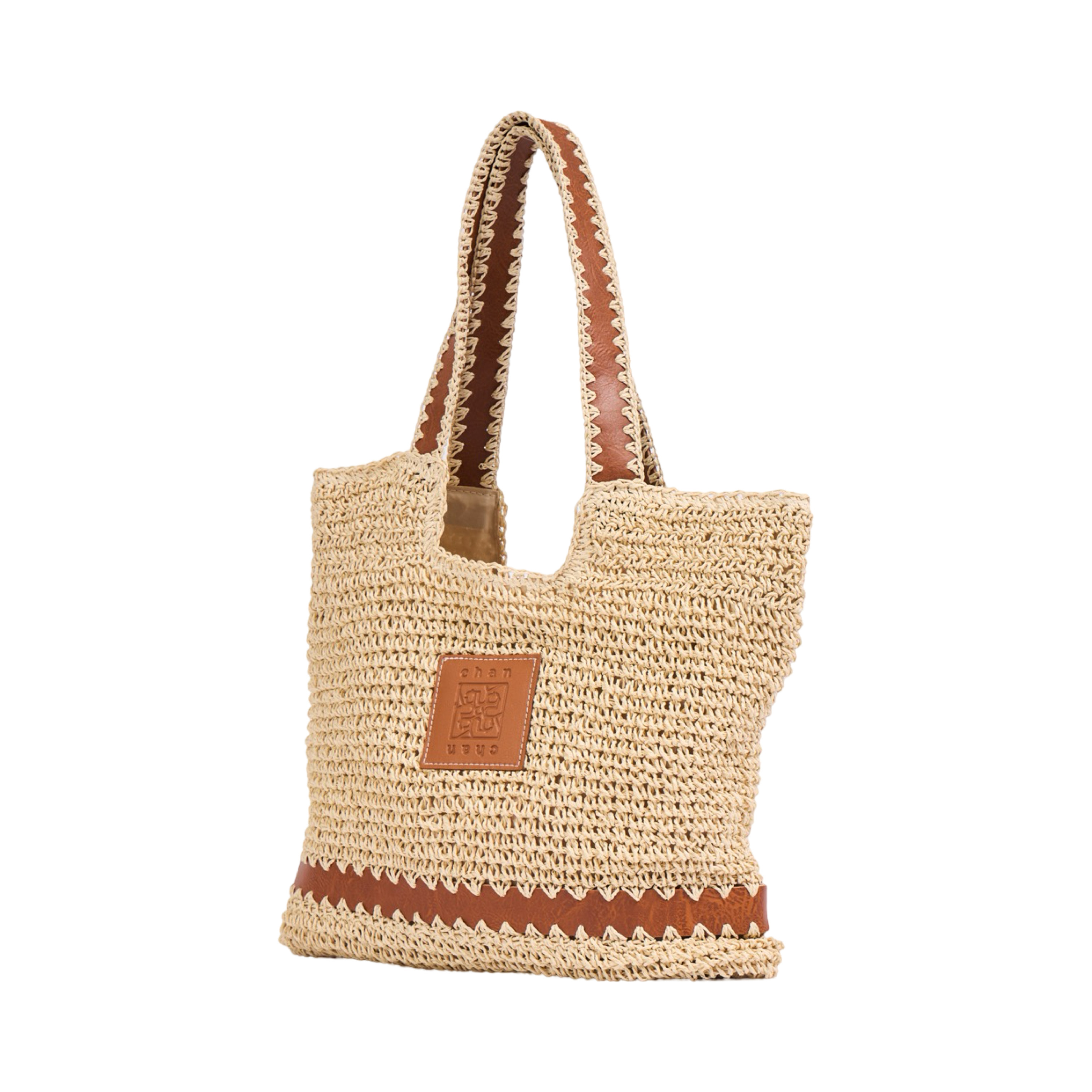 Everyday Earth – Straw Tote Bag – Beige