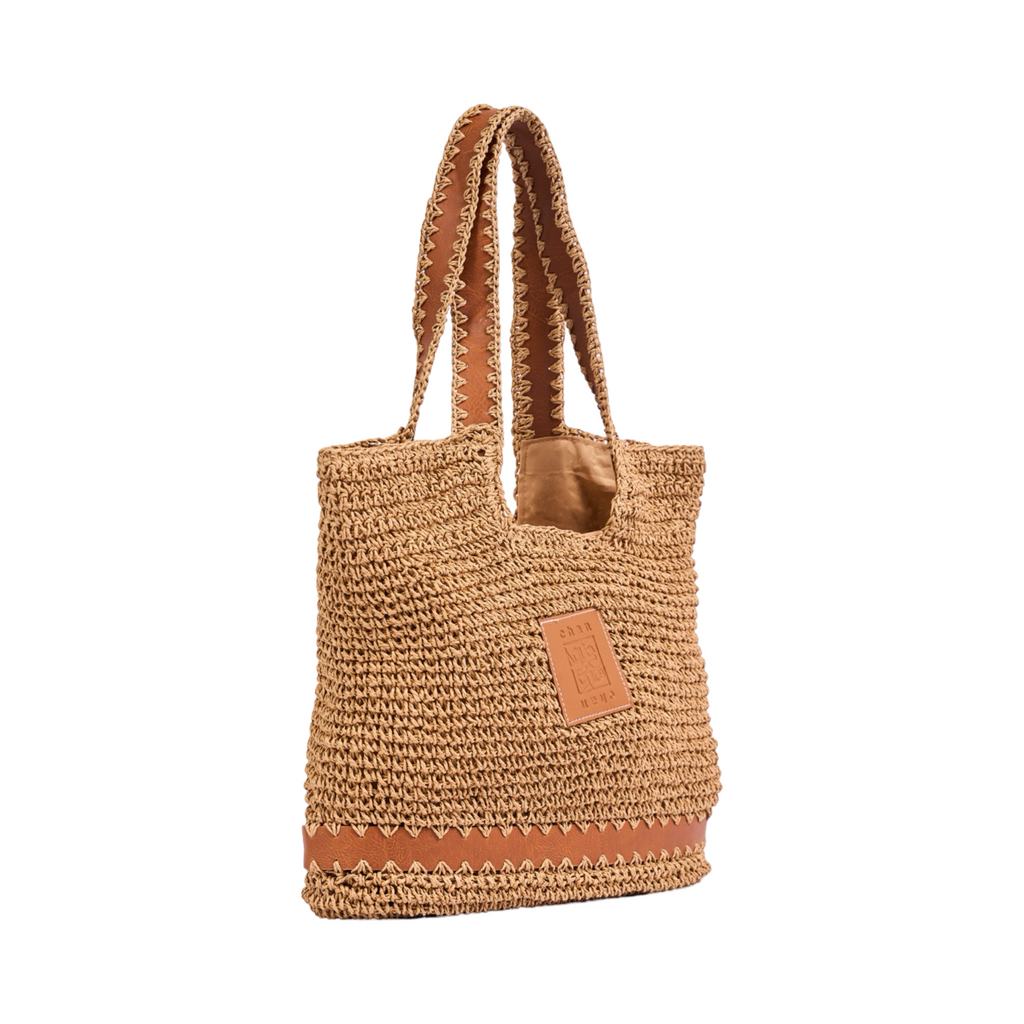 Everyday Earth – Straw Tote Bag – Brown