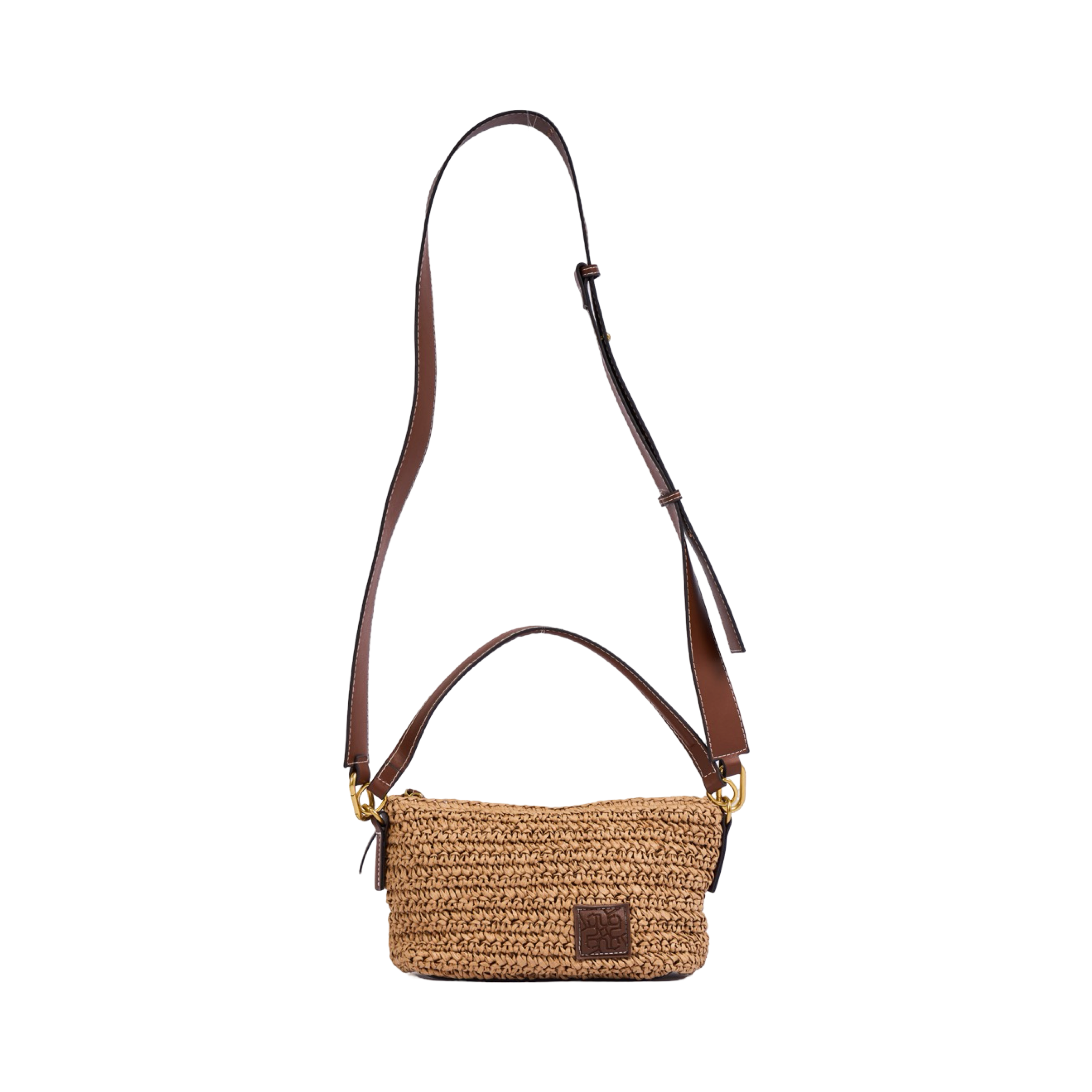 Everyday Earth – Straw Crossbody Bag – Brown