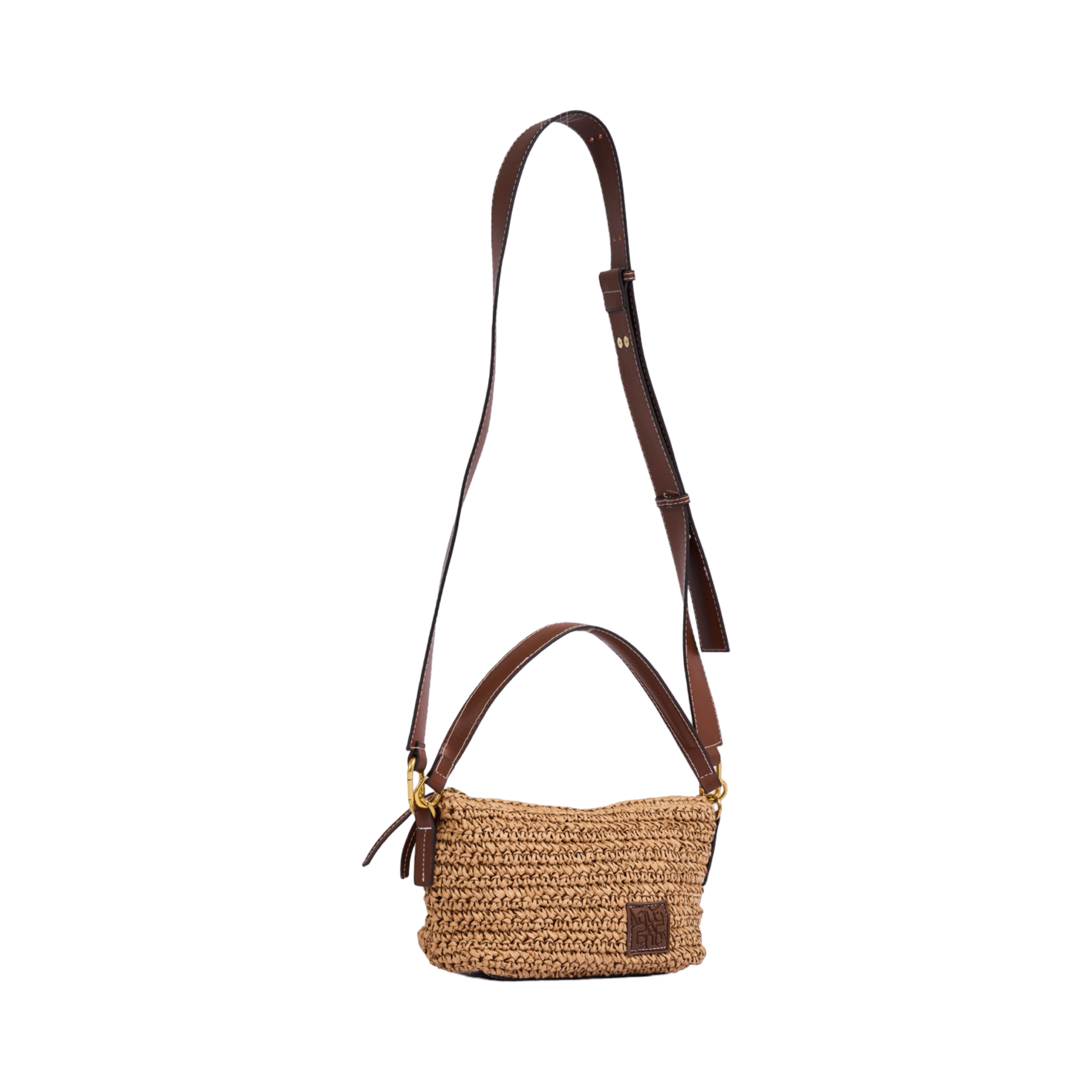 Everyday Earth – Straw Crossbody Bag – Brown