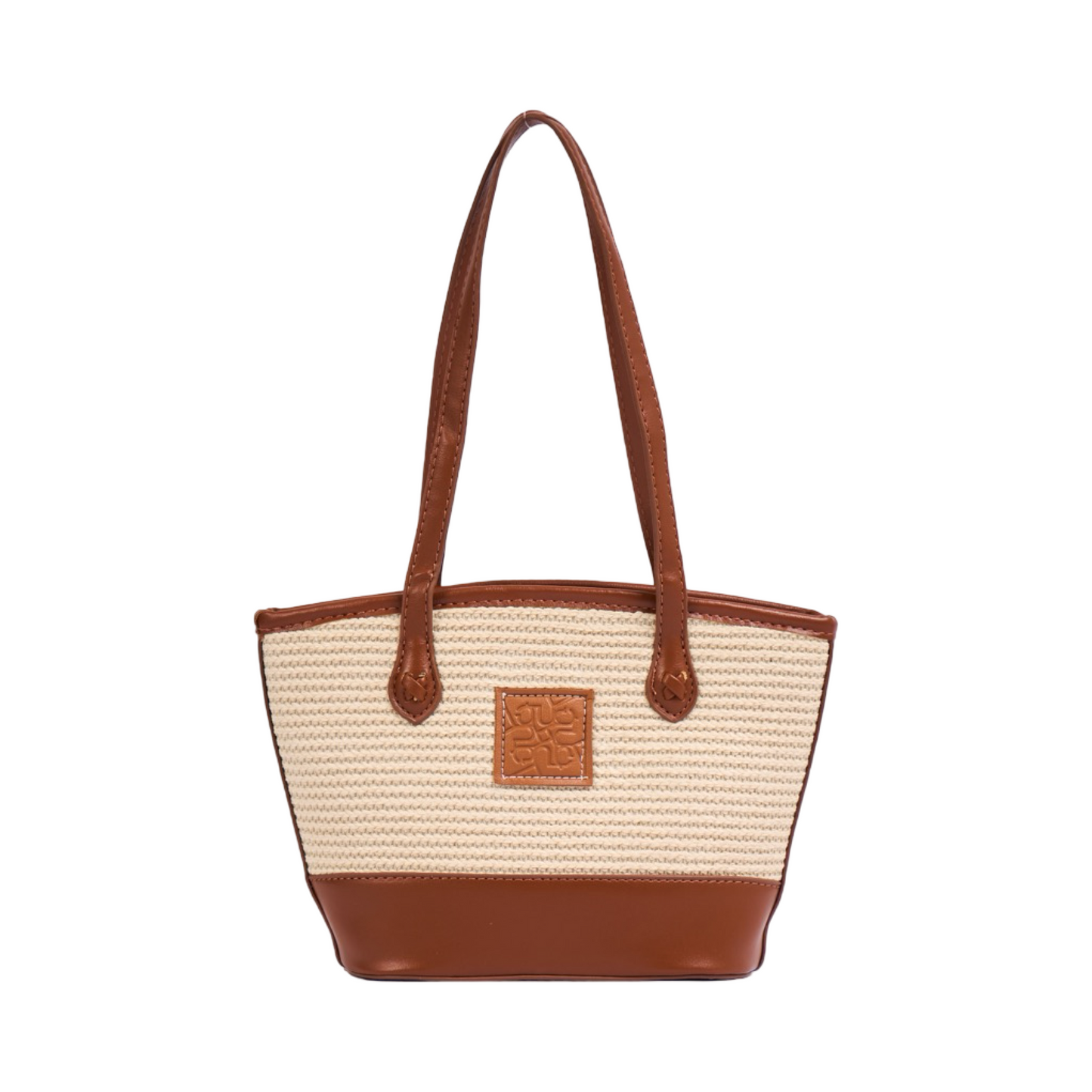 Everyday Earth – Straw Shoulder Bag S – Brown