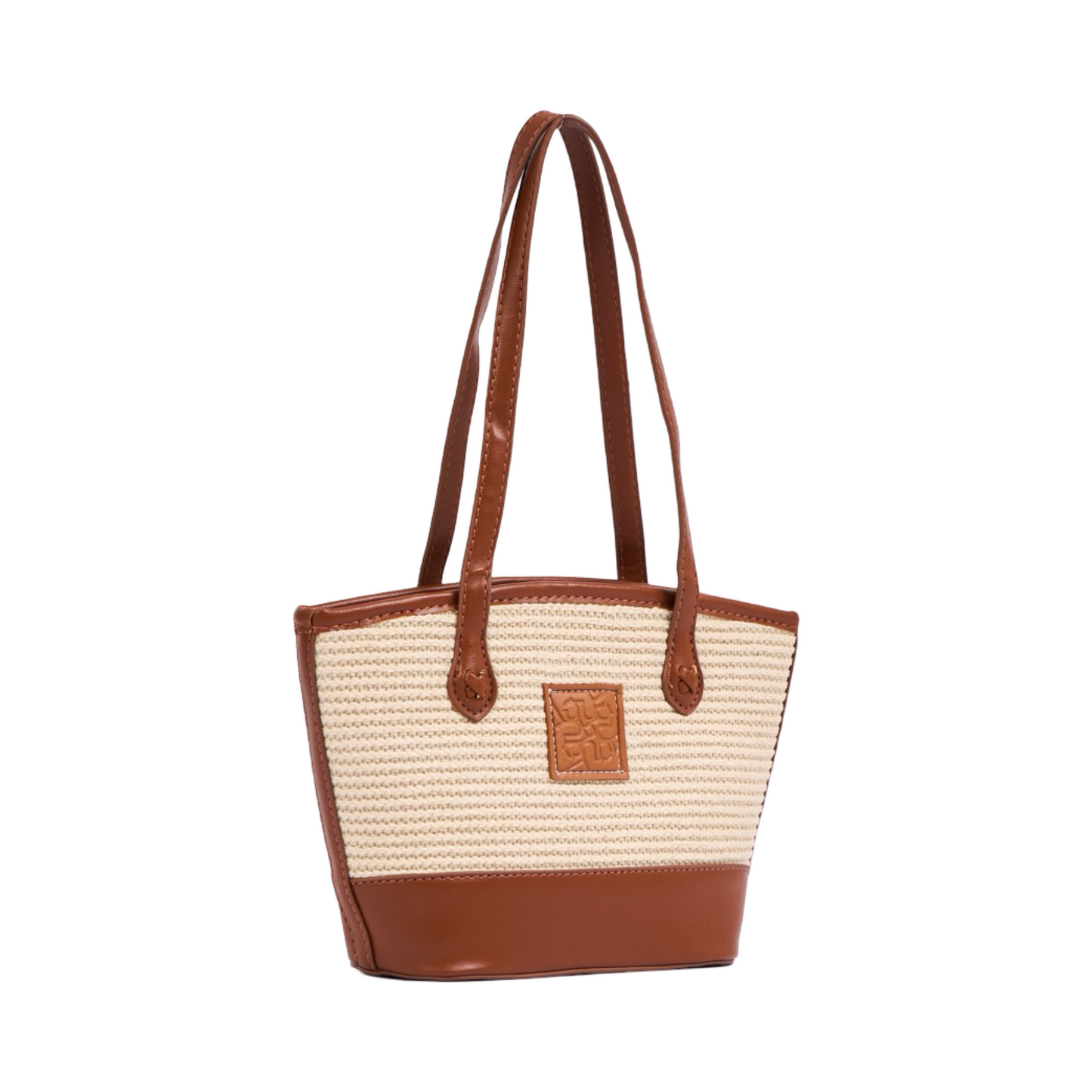 Everyday Earth – Straw Shoulder Bag S – Brown