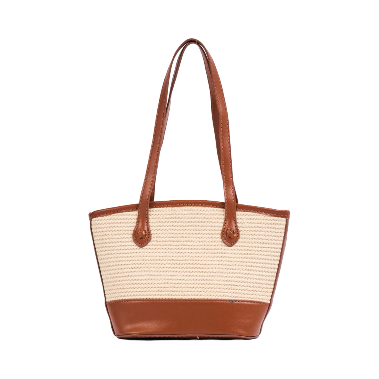 Everyday Earth – Straw Shoulder Bag S – Brown