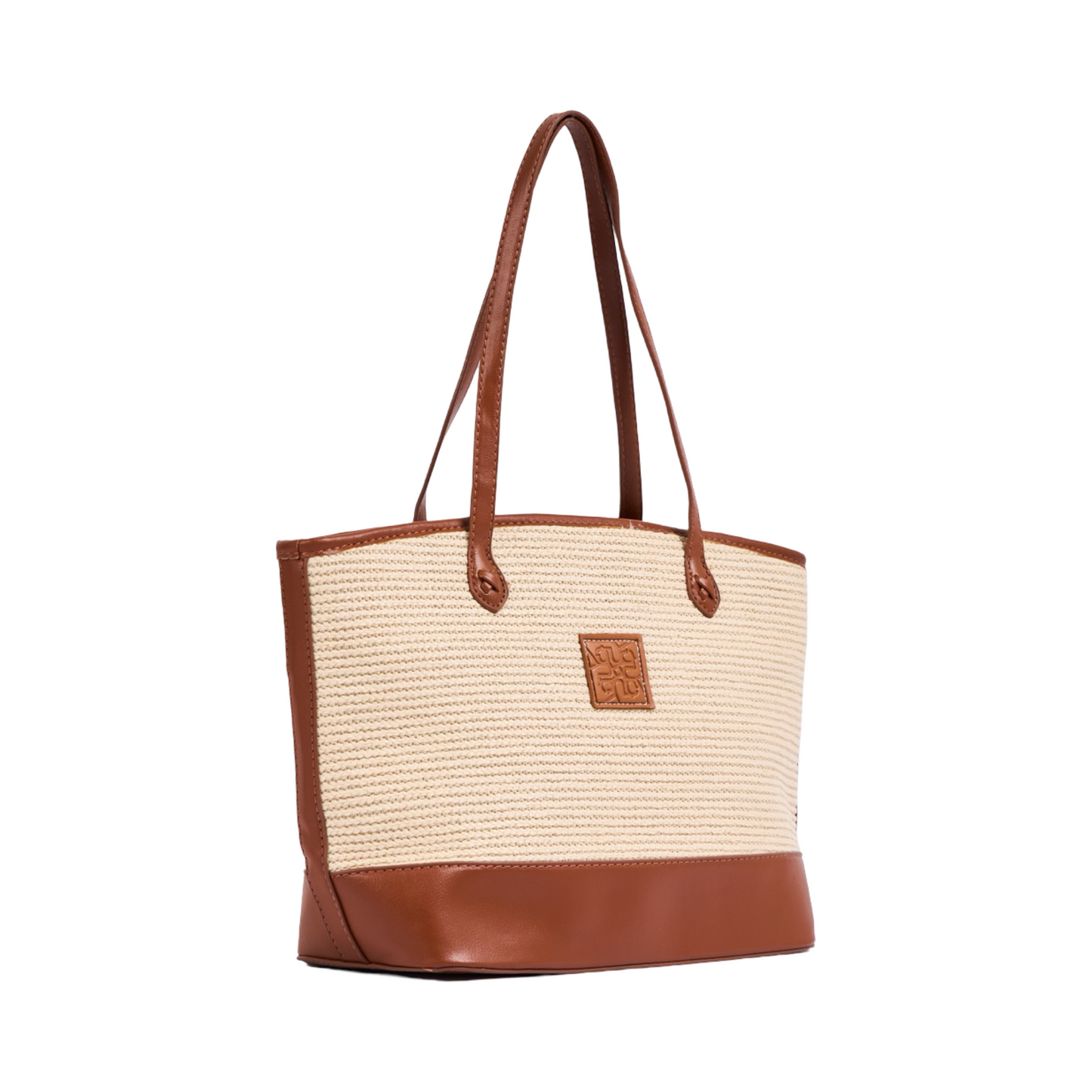 Everyday Earth – Straw Shoulder Bag M – Brown