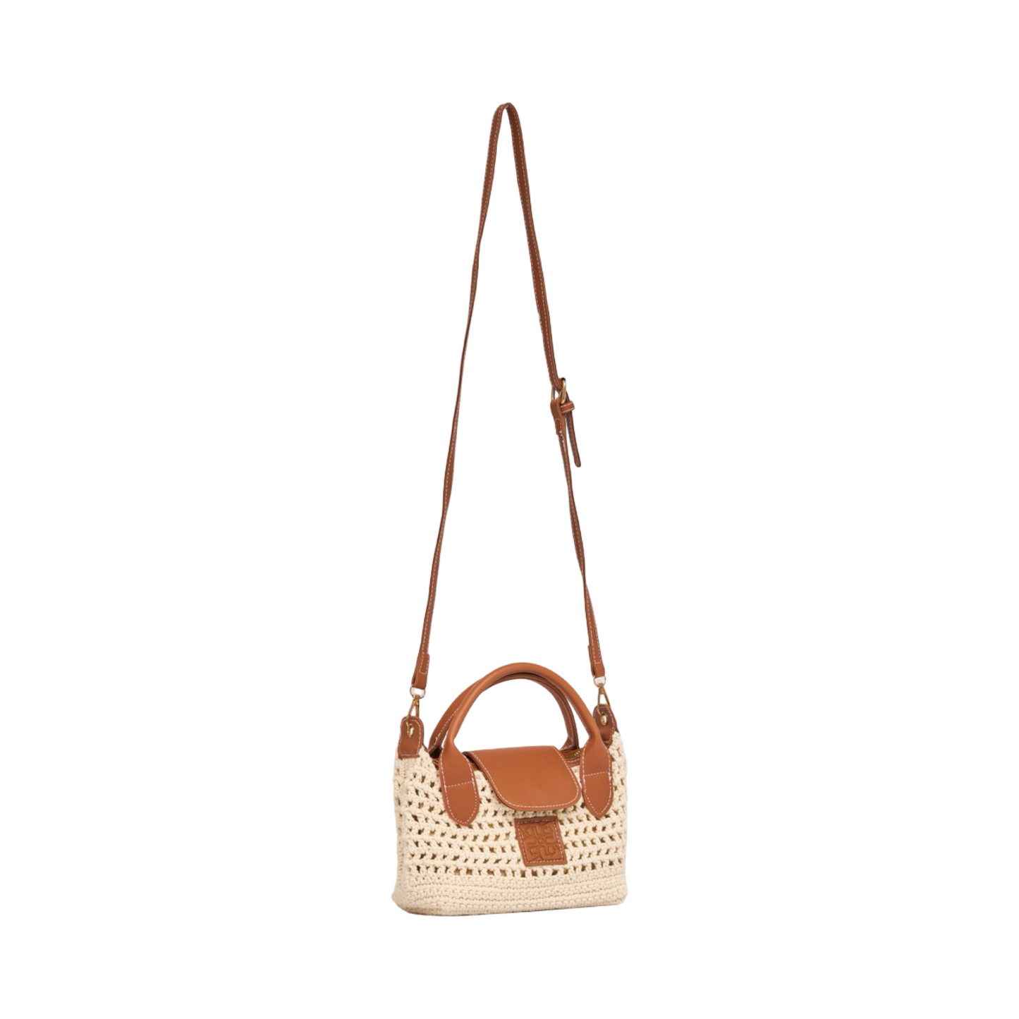Knitted Mini Bag - White