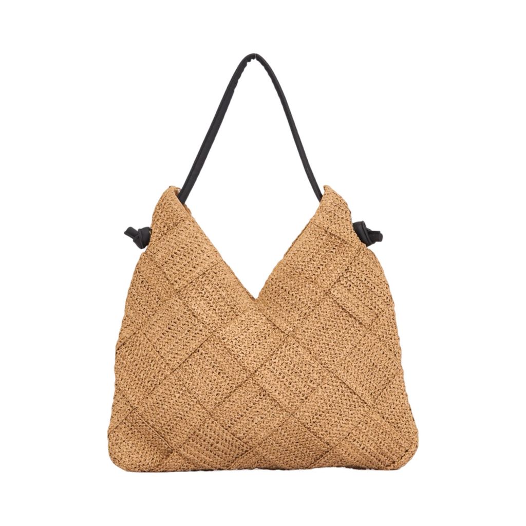 Everyday Earth – Straw Tote Bag – Brown