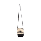 Knitted Crossbody Bag - Black White