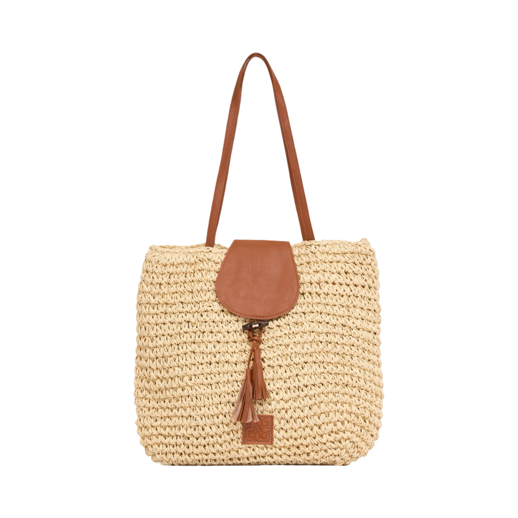 Everyday Earth – Straw Tote Bag – Beige