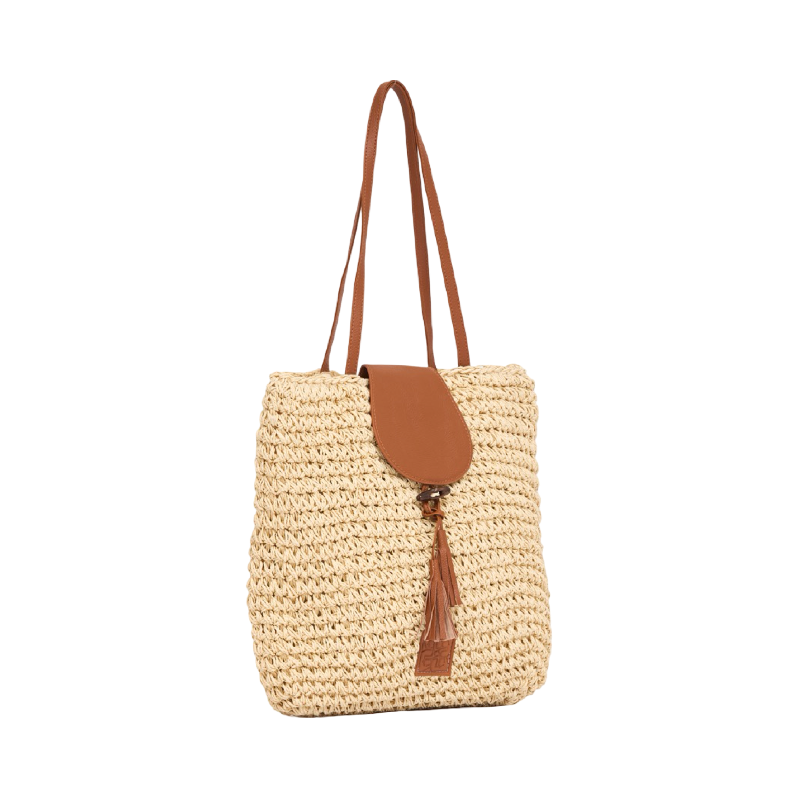 Everyday Earth – Straw Tote Bag – Beige