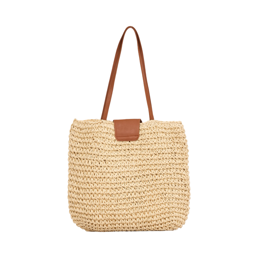 Everyday Earth – Straw Tote Bag – Beige