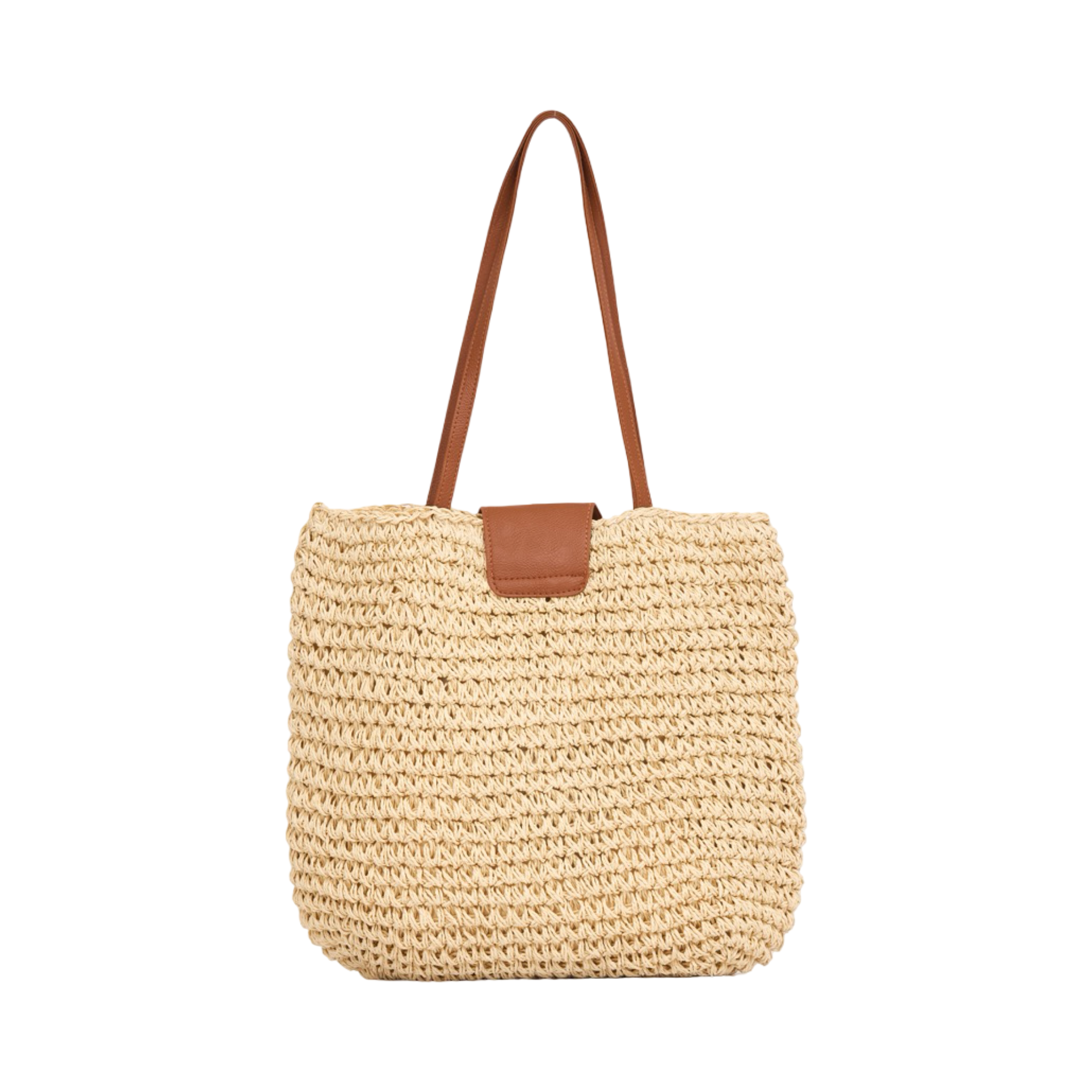Everyday Earth – Straw Tote Bag – Beige