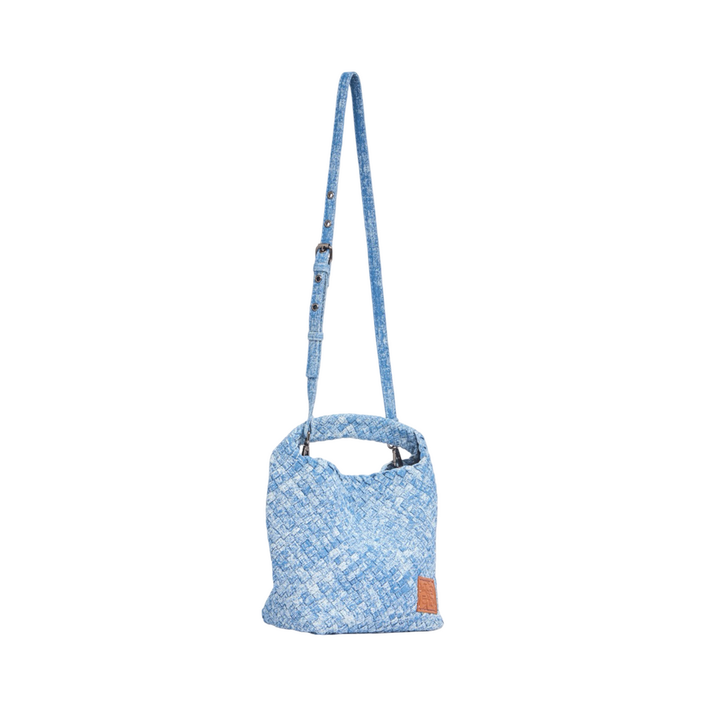 Midnight Weave – Denim Tote Bag M – Light Stonewashed