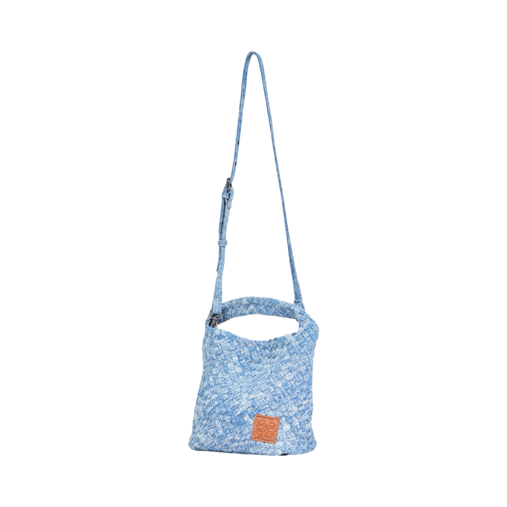 Midnight Weave – Denim Tote Bag M – Light Stonewashed