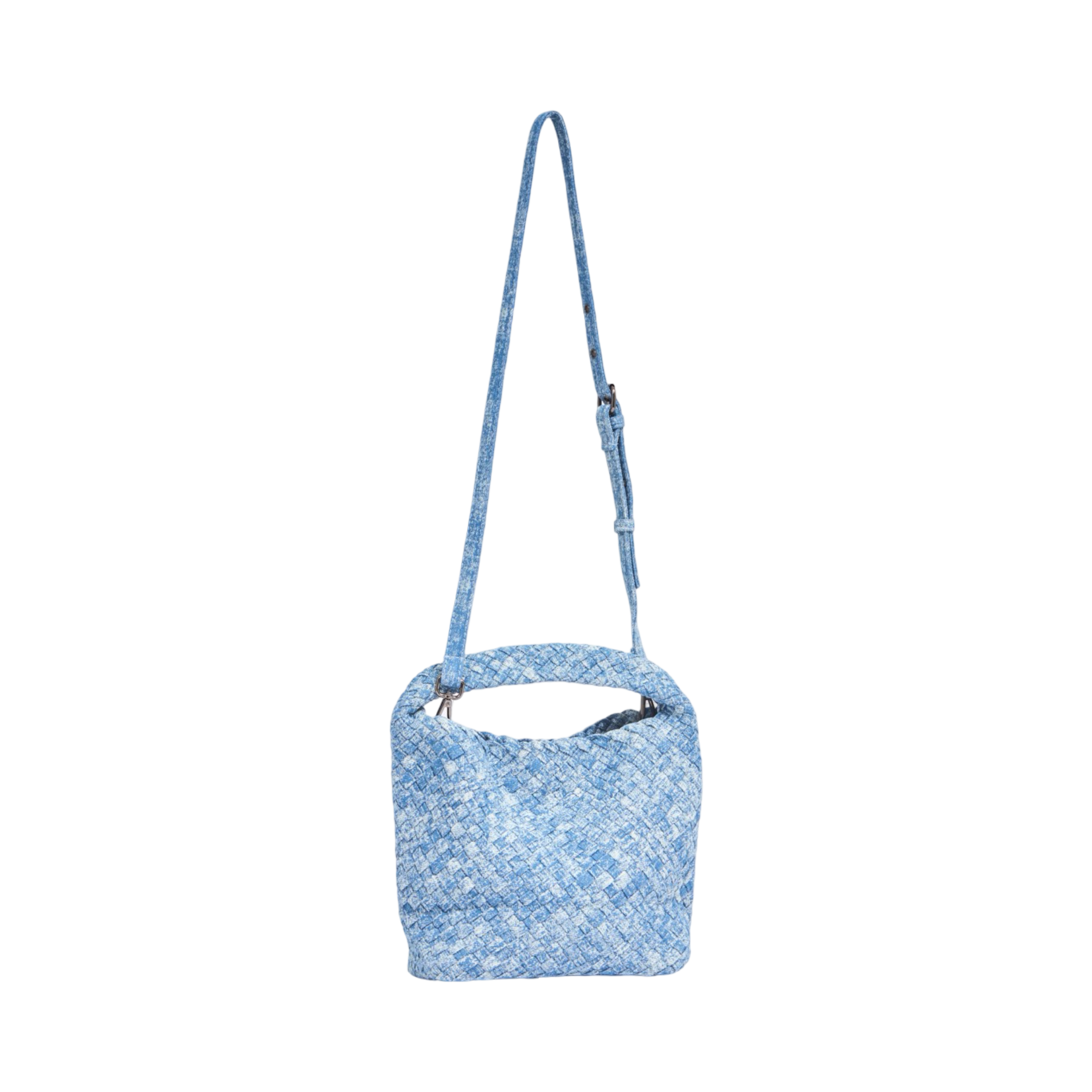 Midnight Weave – Denim Tote Bag M – Light Stonewashed