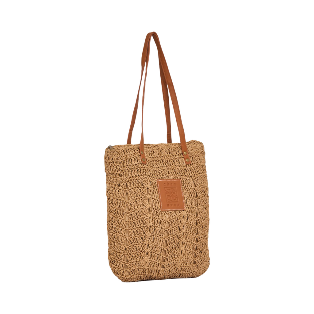 Everyday Earth – Straw Tote Bag – Brown