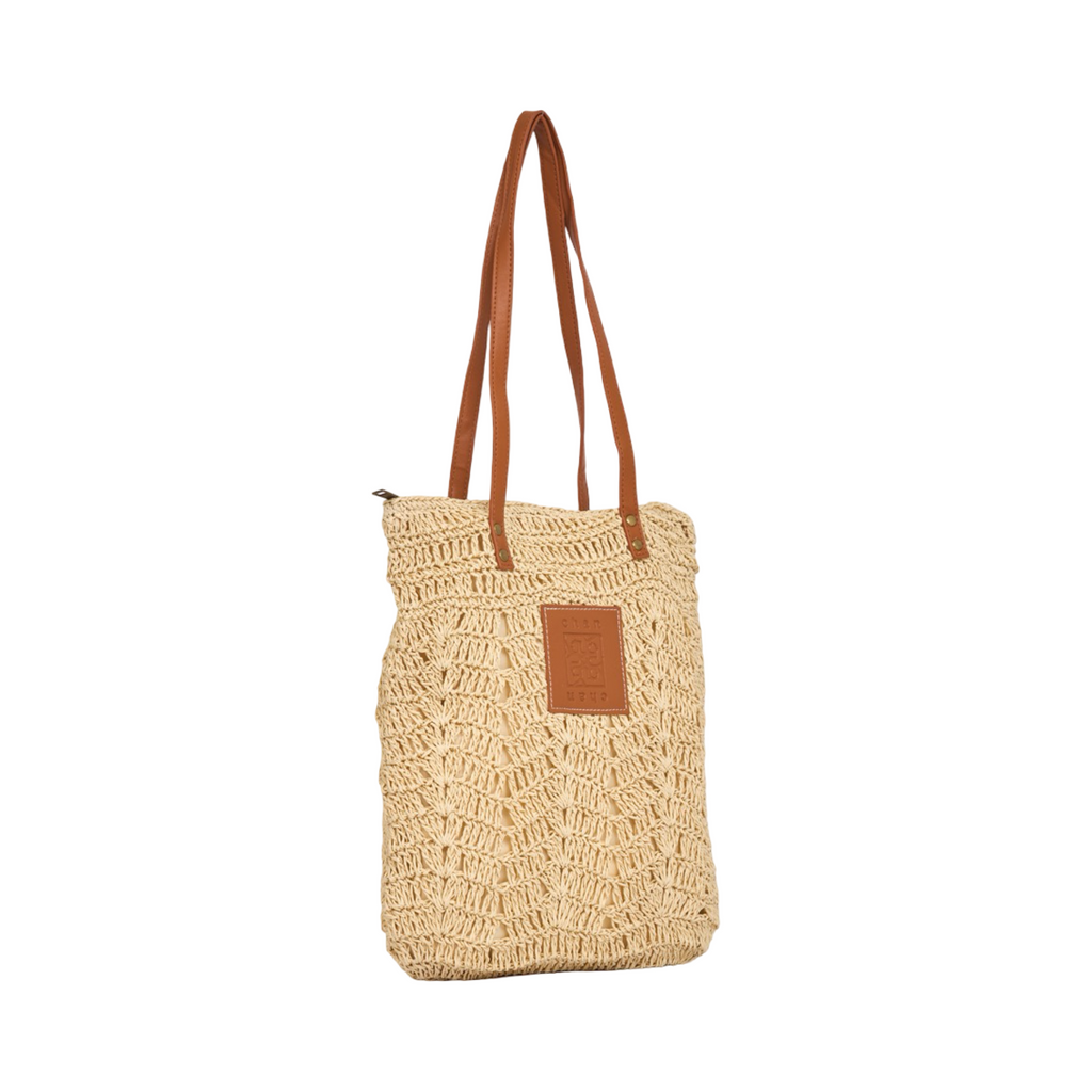 Everyday Earth – Straw Tote Bag – Beige