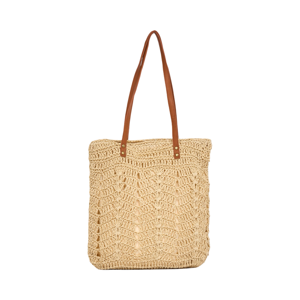 Everyday Earth – Straw Tote Bag – Beige