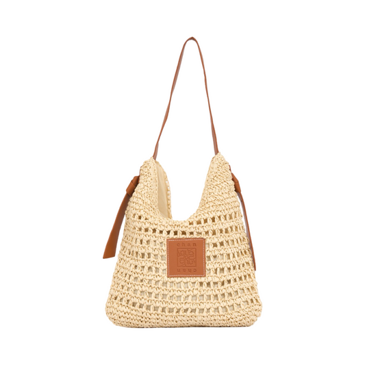 Everyday Earth – Straw Tote Bag – Beige