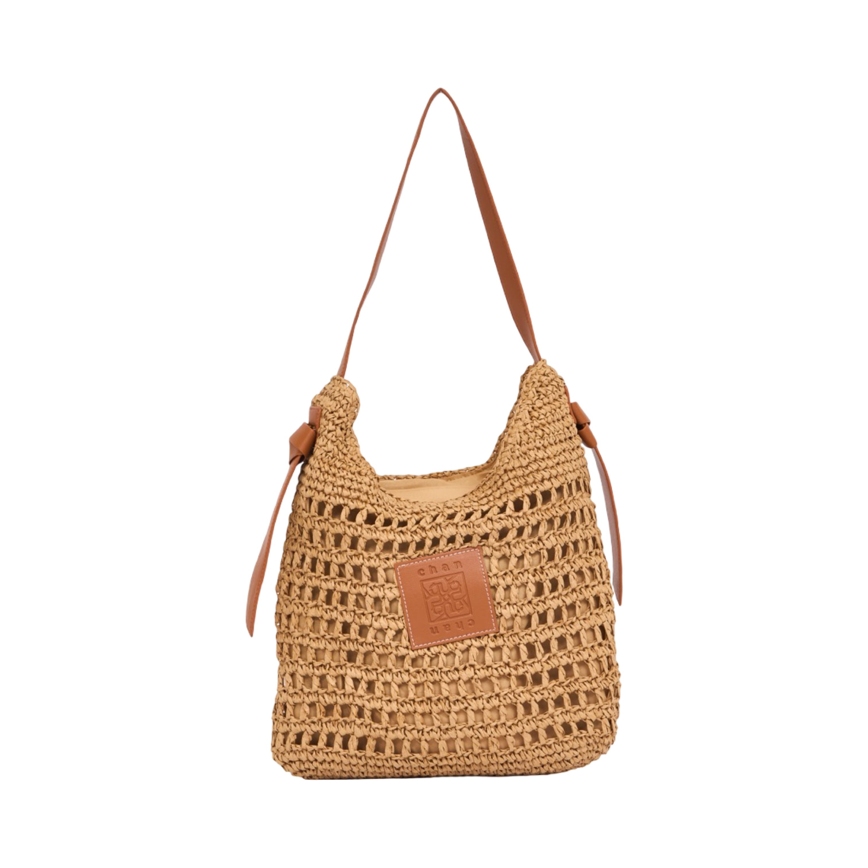 Everyday Earth – Straw Tote Bag – Brown