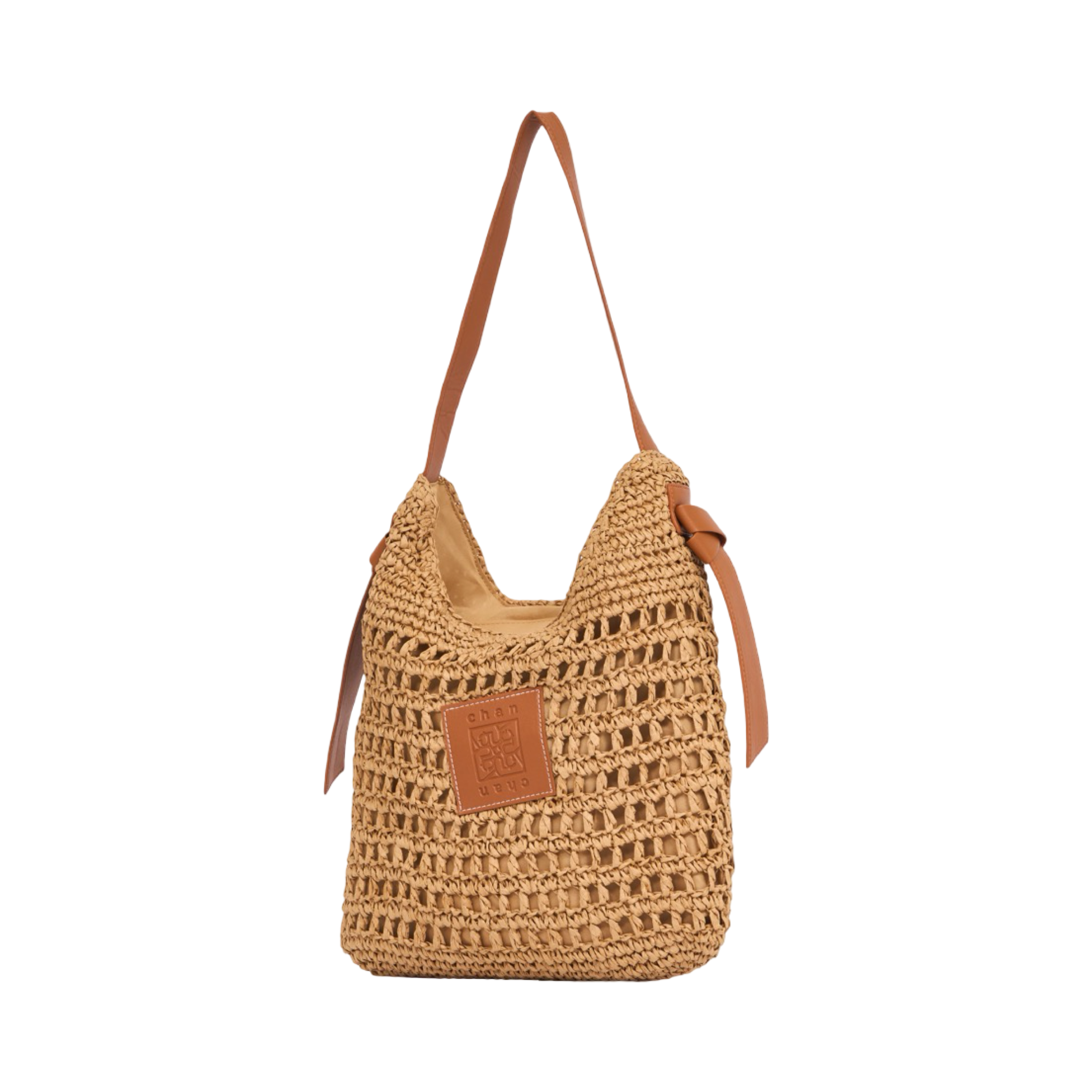 Everyday Earth – Straw Tote Bag – Brown