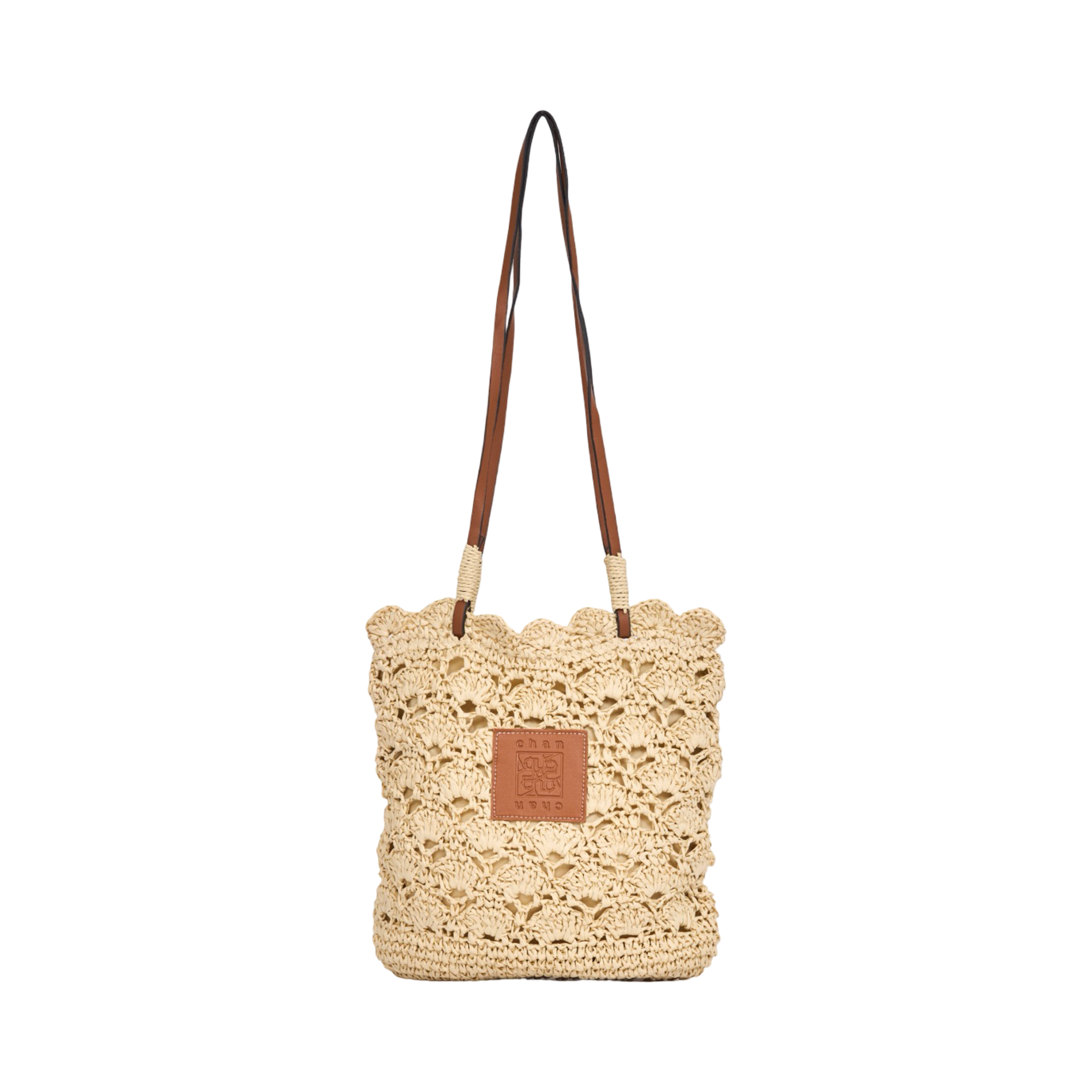 Everyday Earth – Straw Shoulder Bag – Beige