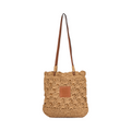 Everyday Earth – Straw Shoulder Bag – Brown