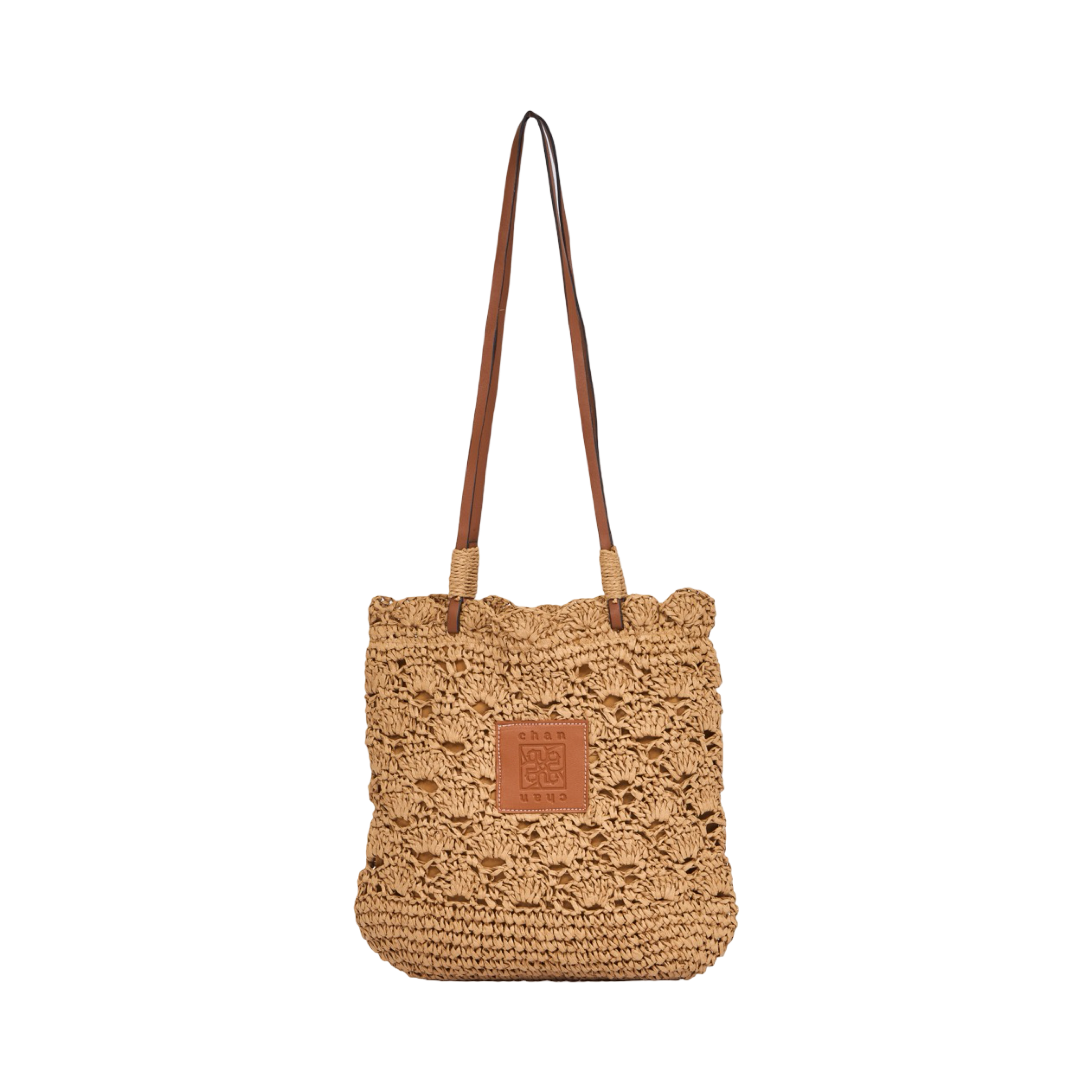 Everyday Earth – Straw Shoulder Bag – Brown