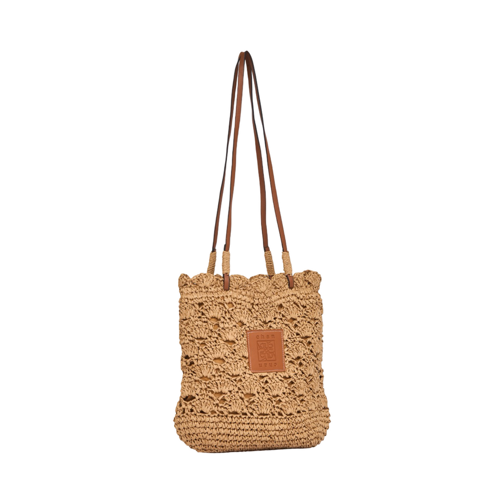 Everyday Earth – Straw Shoulder Bag – Brown