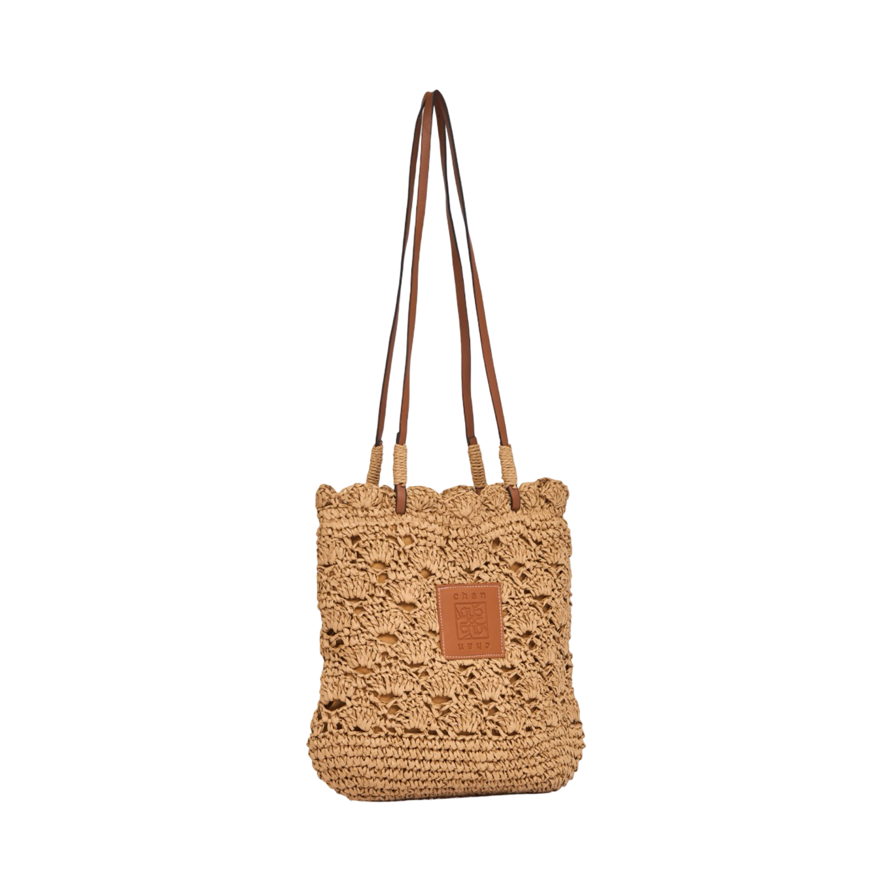 Everyday Earth – Straw Shoulder Bag – Brown