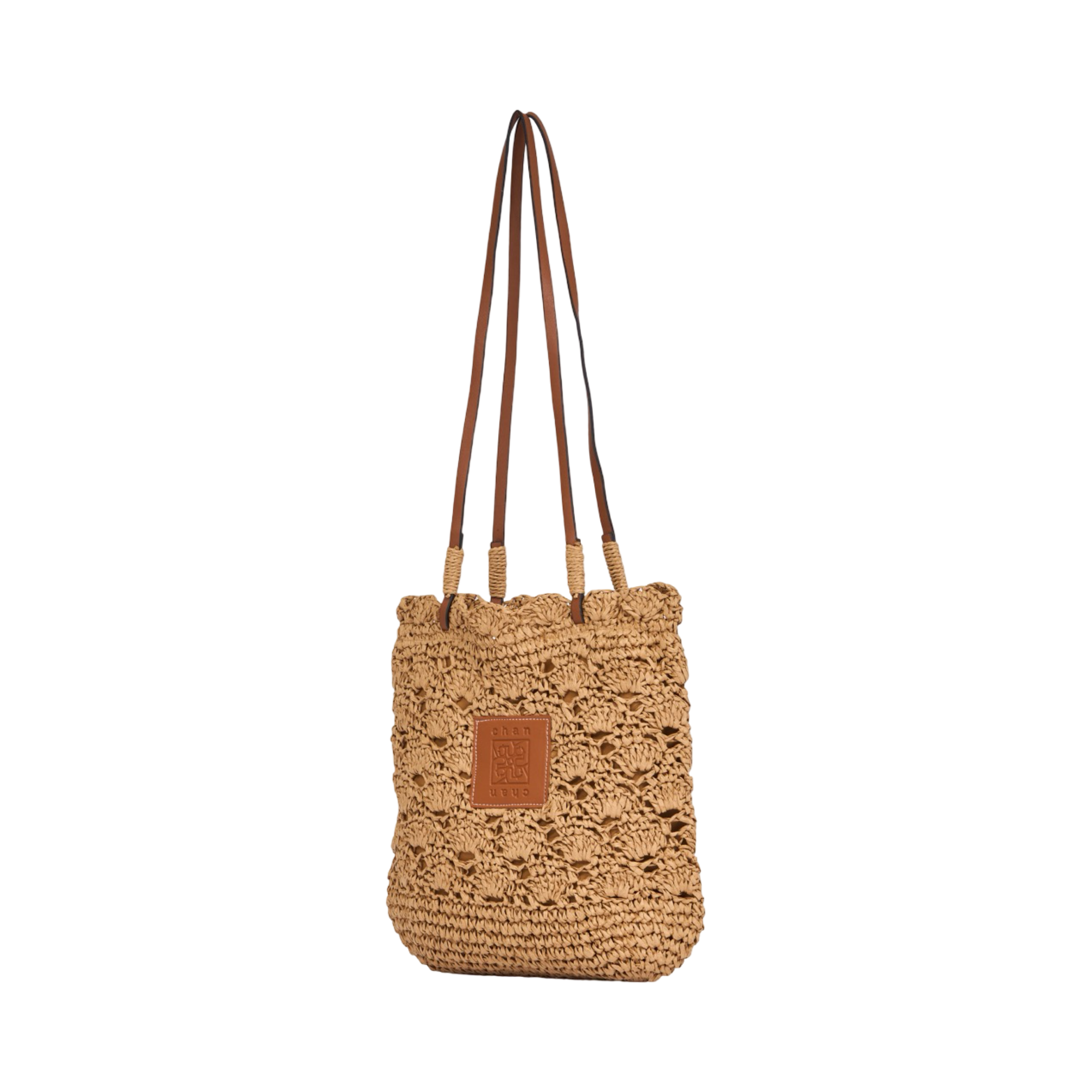Everyday Earth – Straw Shoulder Bag – Brown