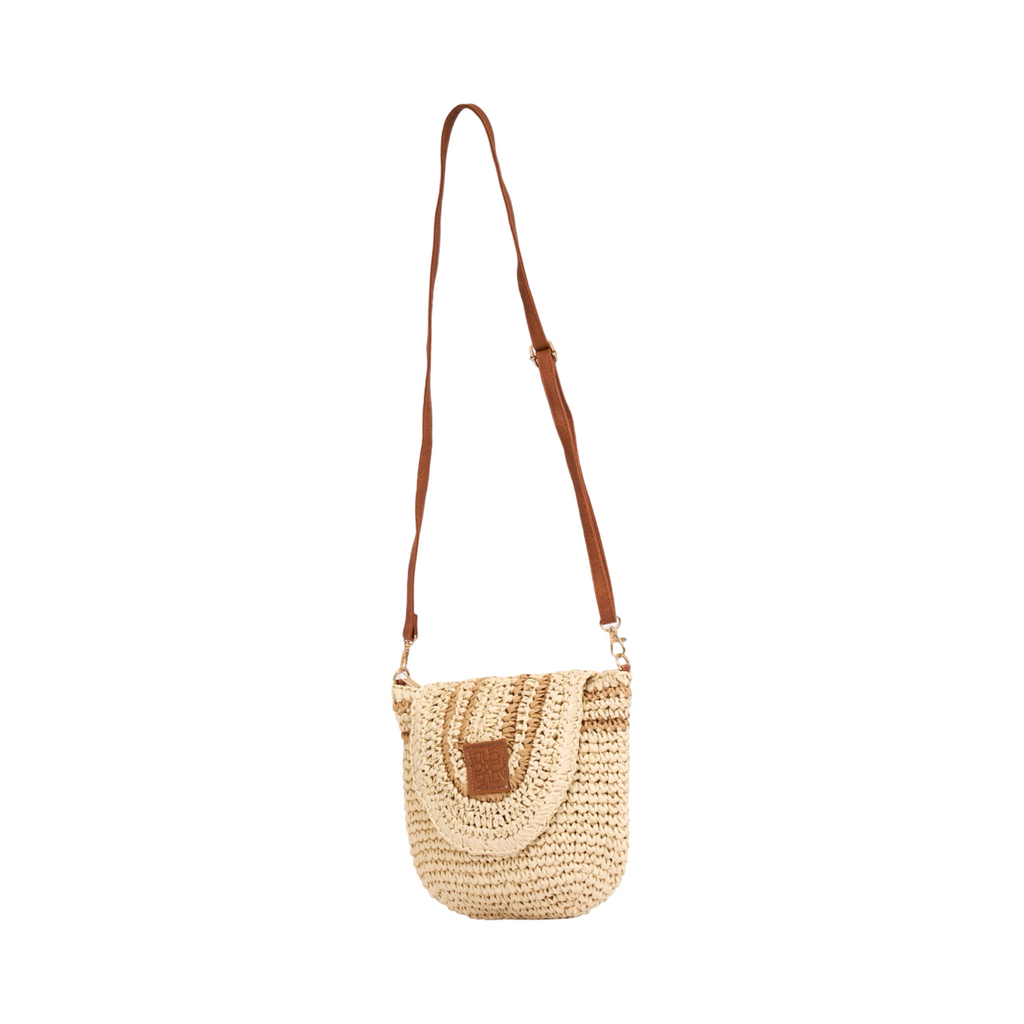 Everyday Earth – Straw Crossbody Bag – Beige