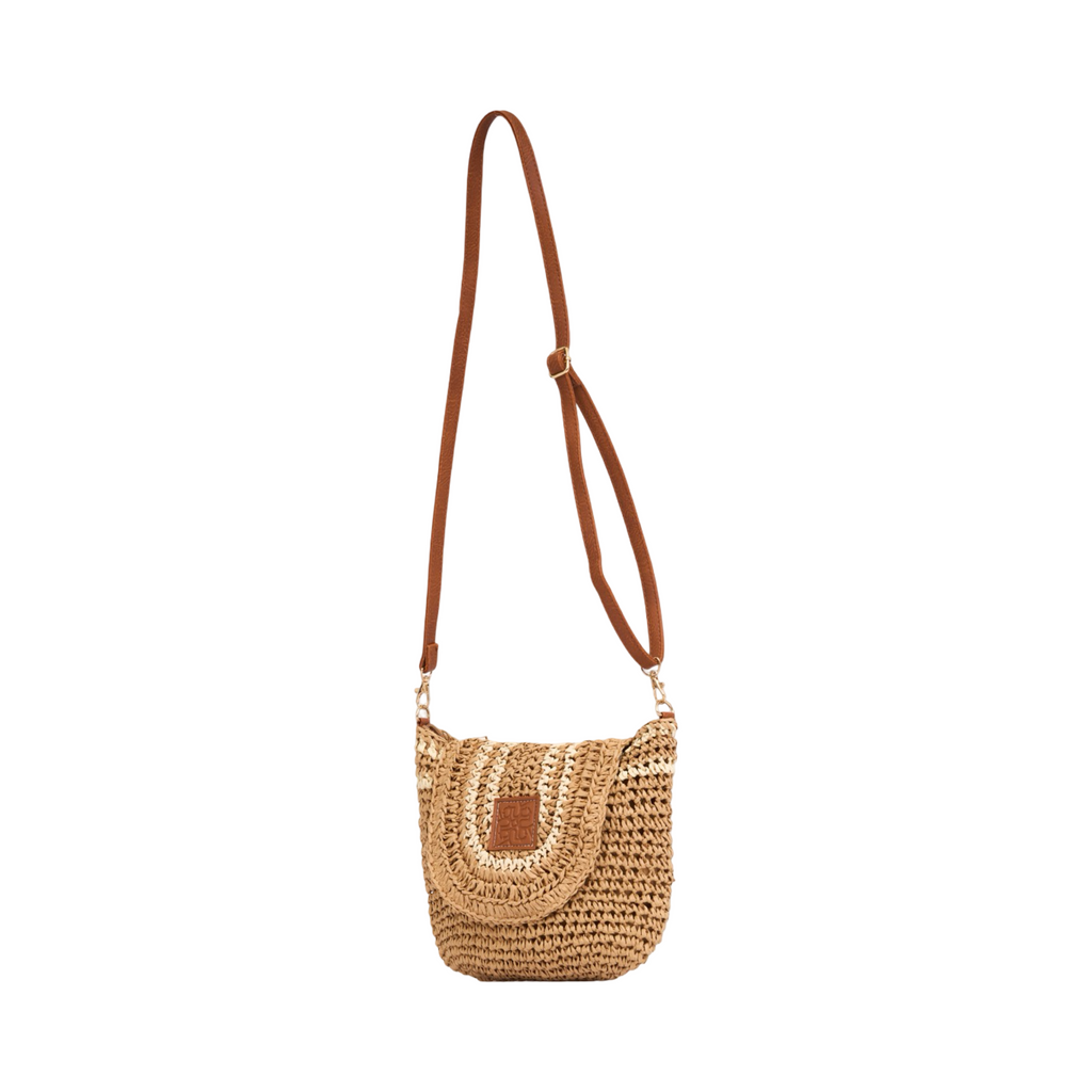Everyday Earth – Straw Crossbody Bag – Brown