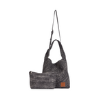 Signature Weave – Denim Hobo L – Black