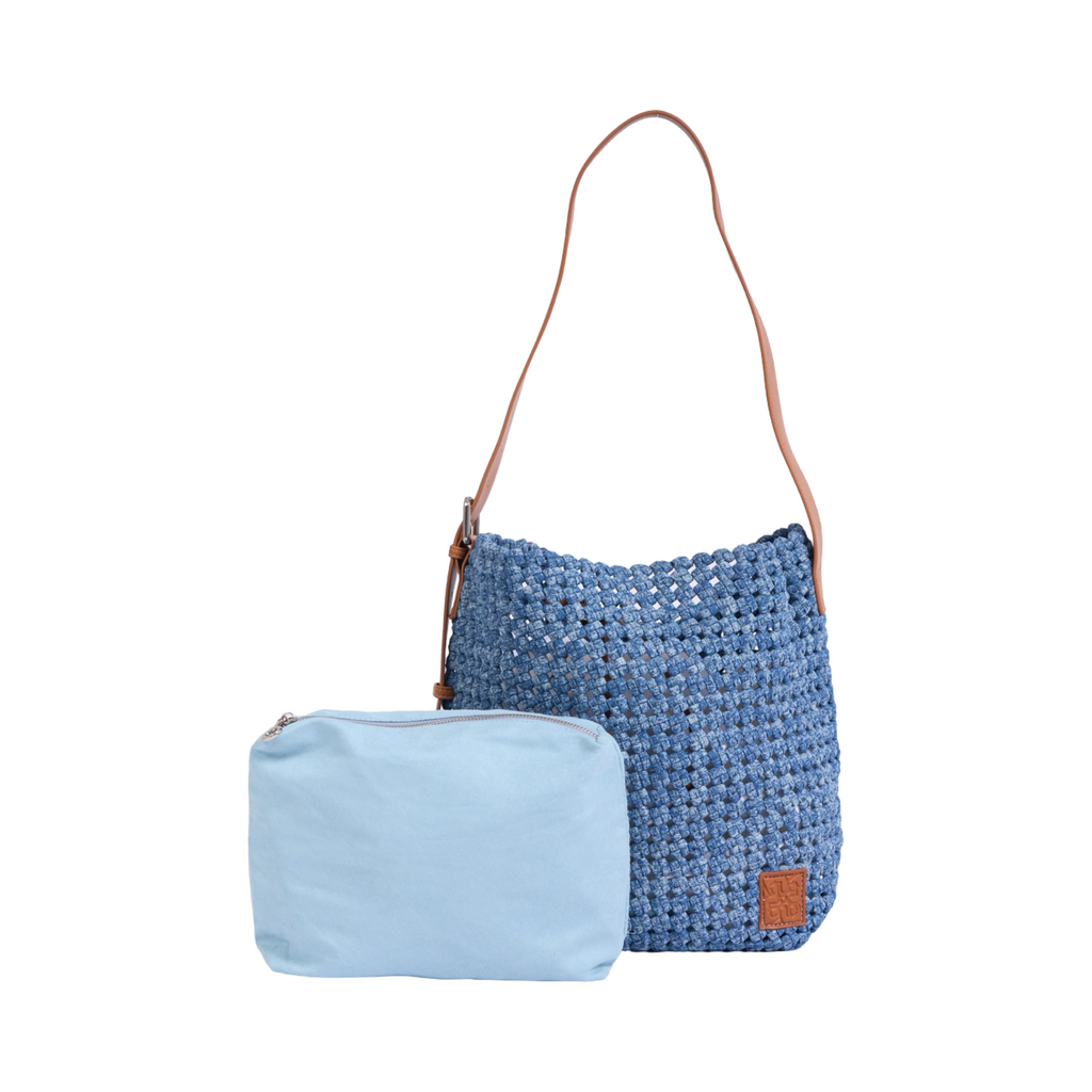 The Blue Nomad - Drift Denim Tote L - Washed