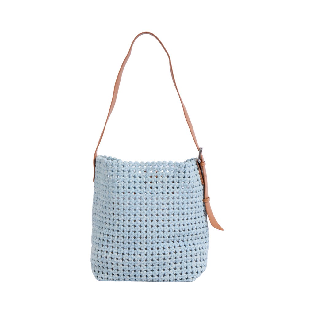 The Blue Nomad - Drift Denim Tote L - Sky Blue