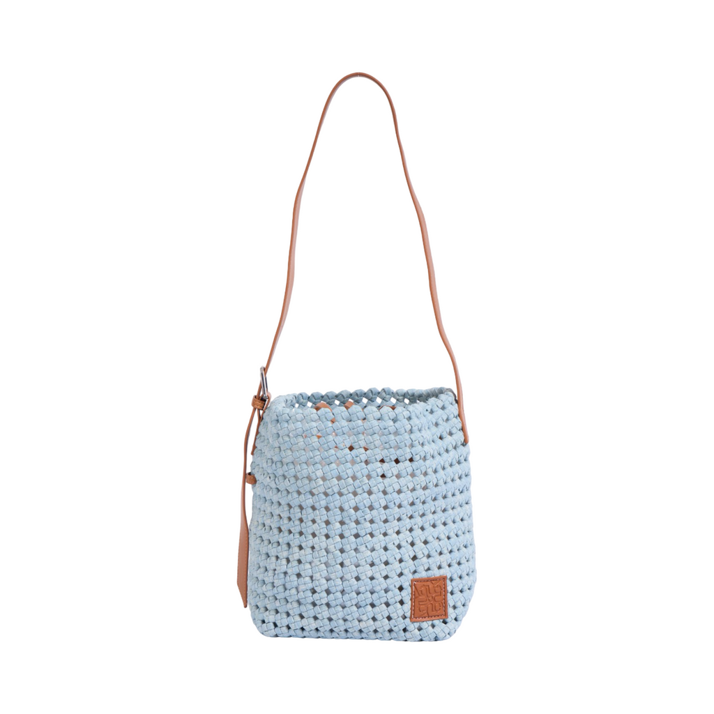 The Blue Nomad - Drift Denim Tote M - Sky Blue