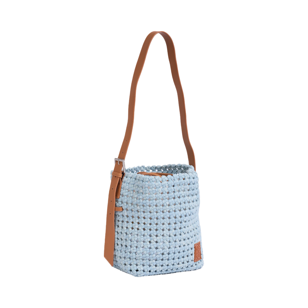 The Blue Nomad - Drift Denim Tote M - Sky Blue