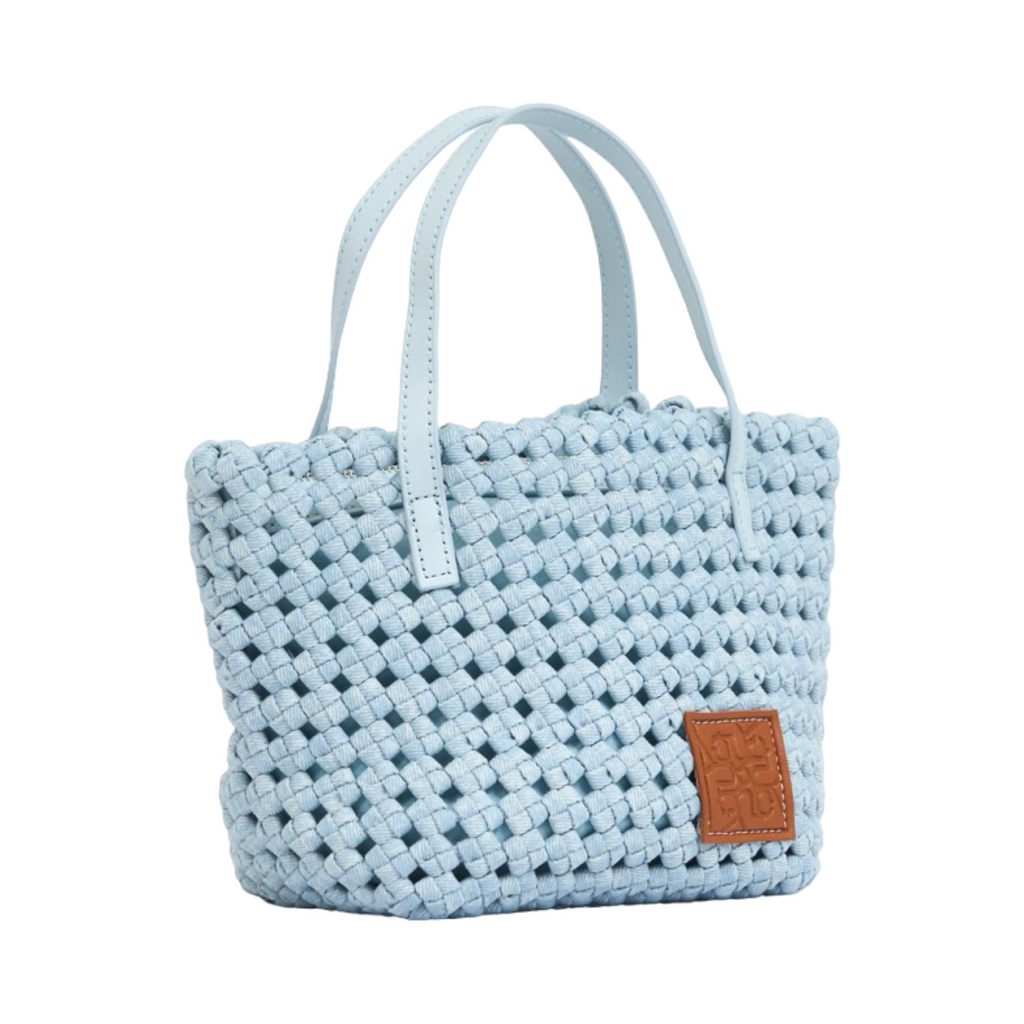 The Blue Nomad - Kai Denim Bag S - Sky Blue