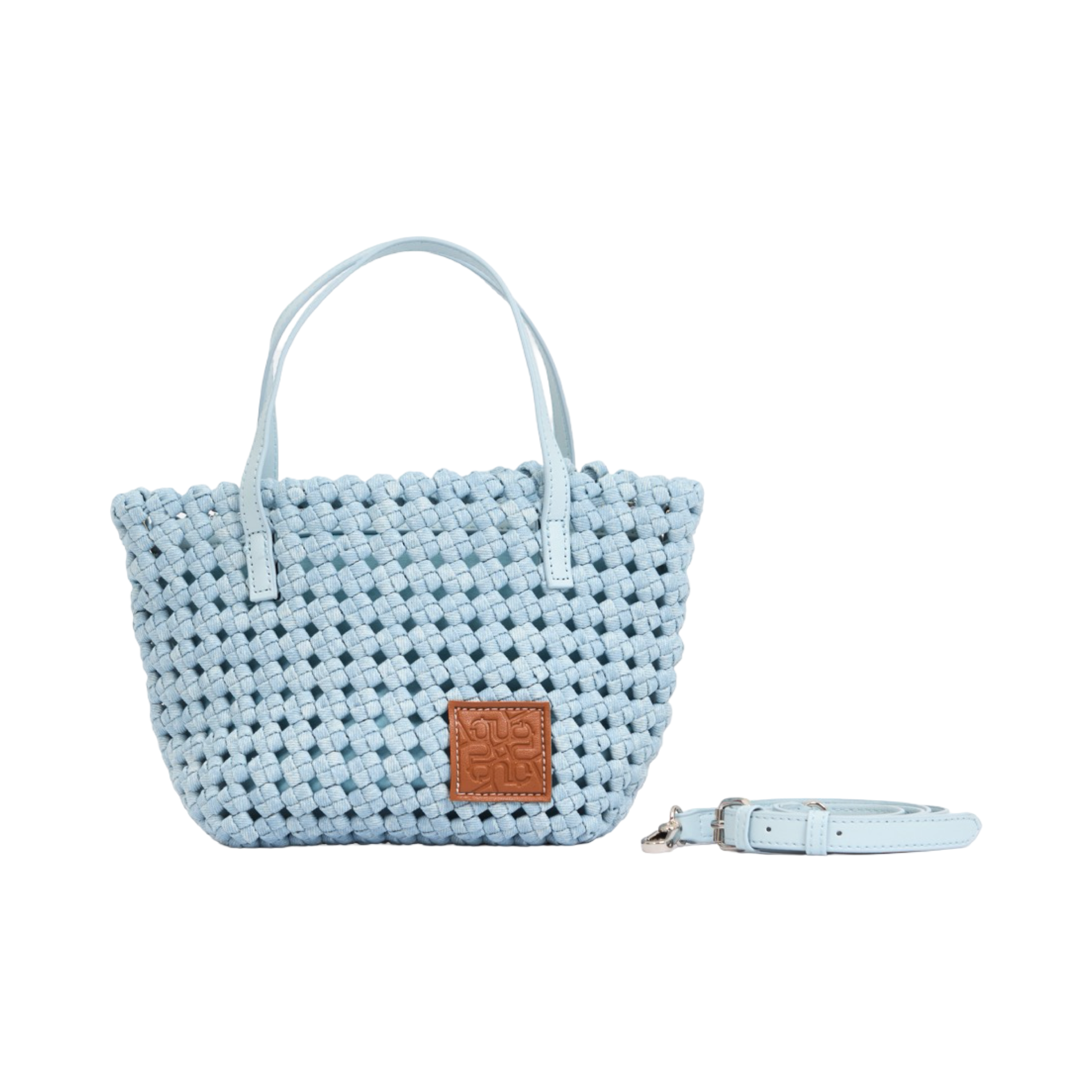The Blue Nomad - Kai Denim Bag S - Sky Blue