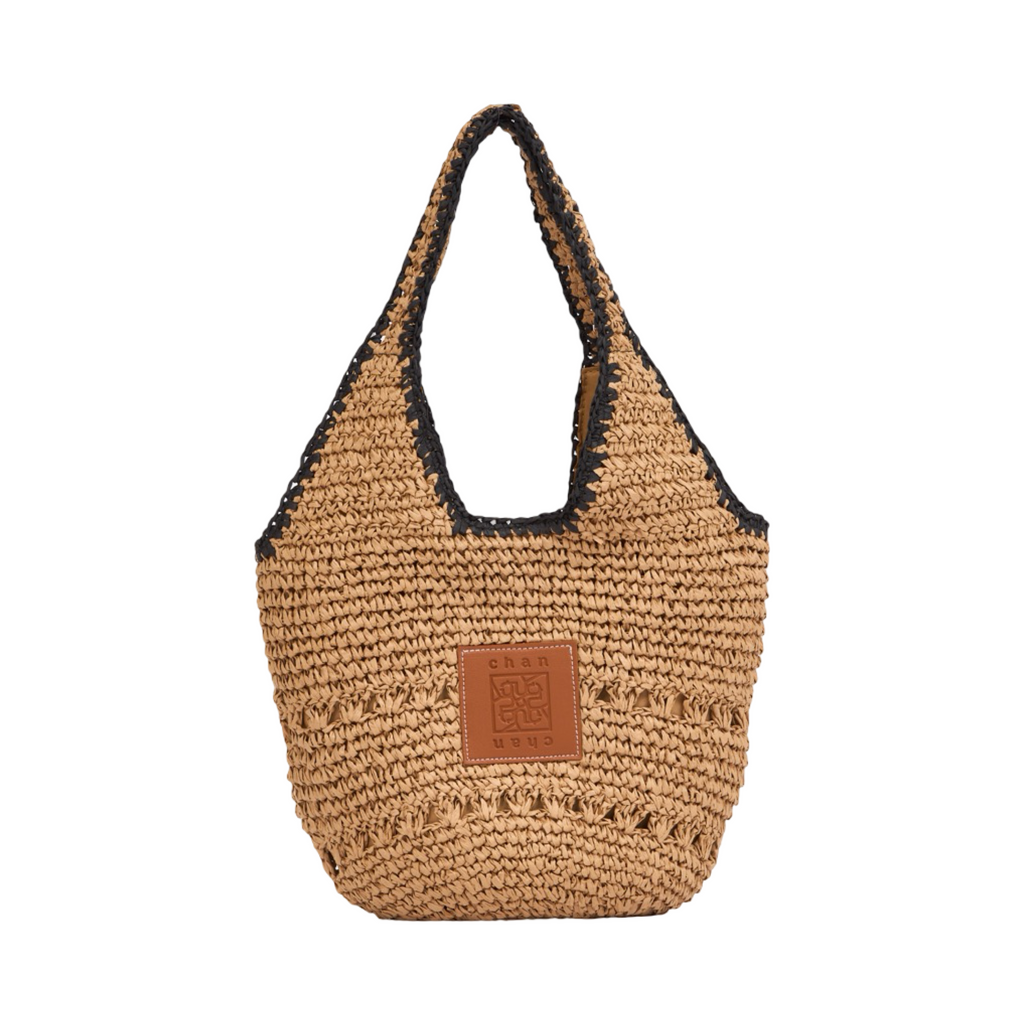 Everyday Earth – Straw Hobo Tote Bag – Brown