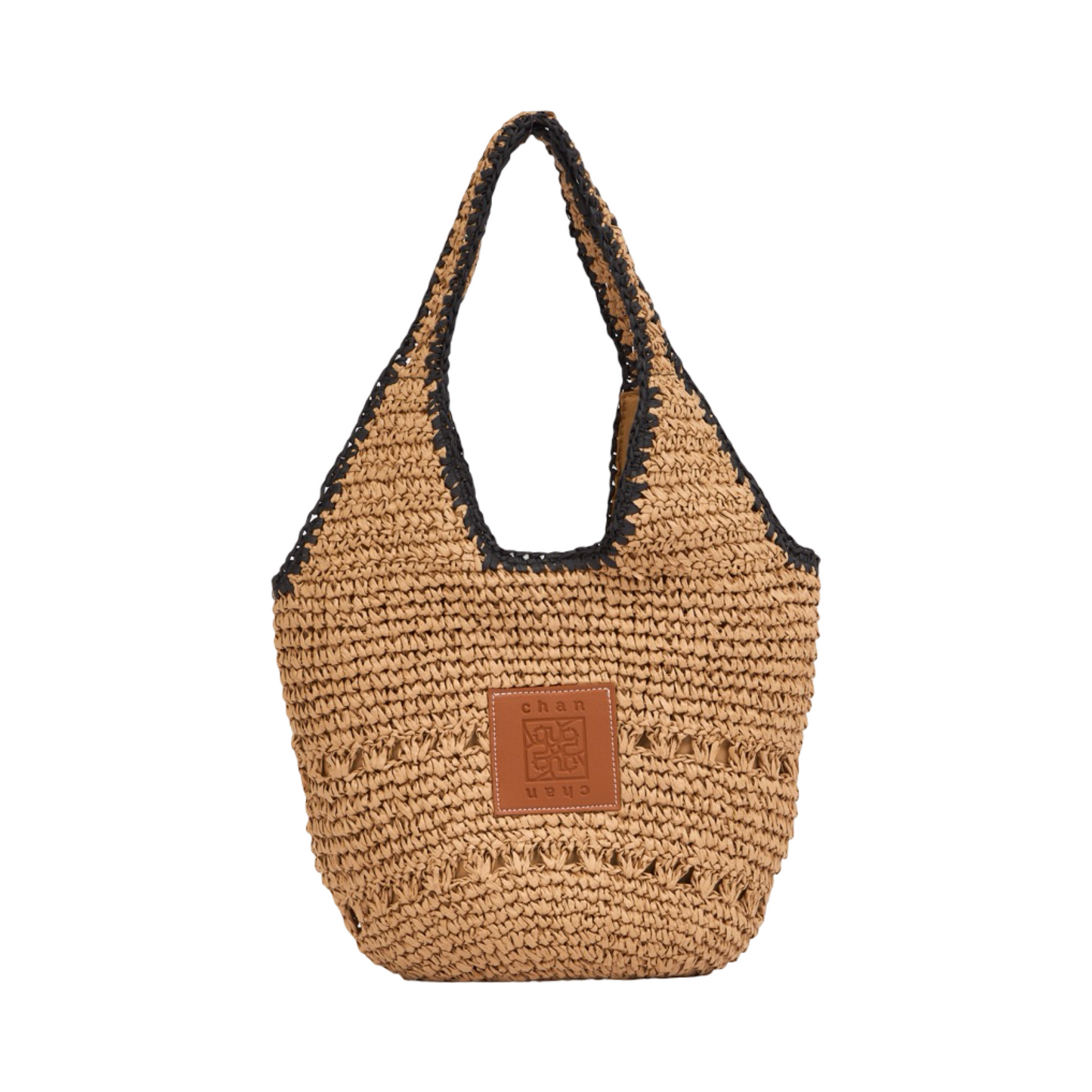 Everyday Earth – Straw Hobo Tote Bag – Brown