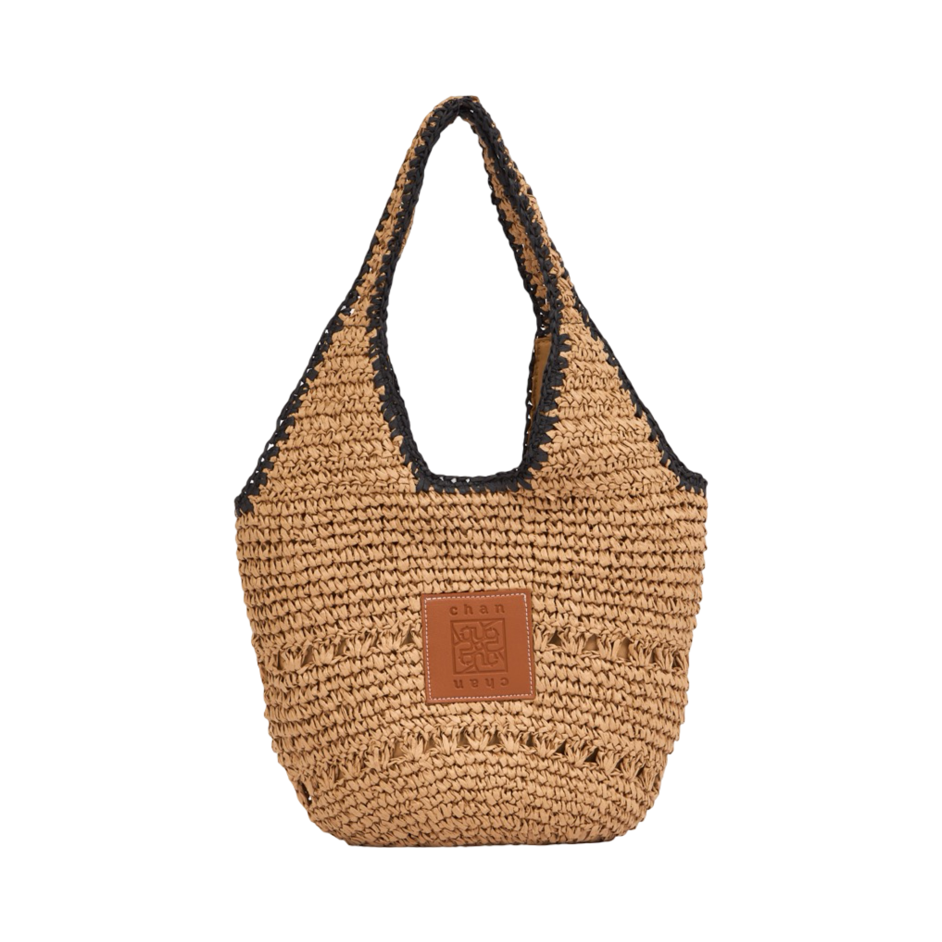 Everyday Earth – Straw Hobo Tote Bag – Brown