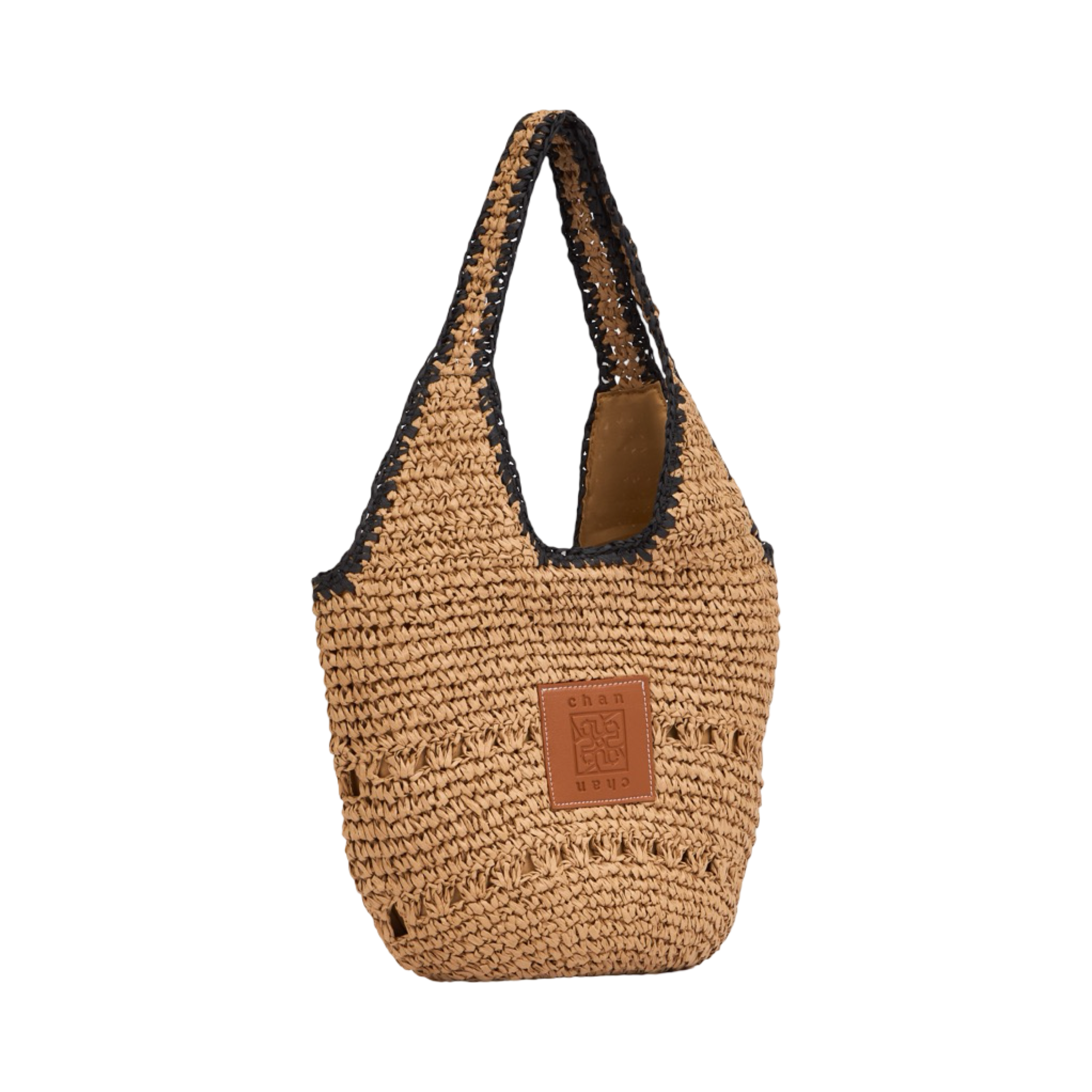 Everyday Earth – Straw Hobo Tote Bag – Brown