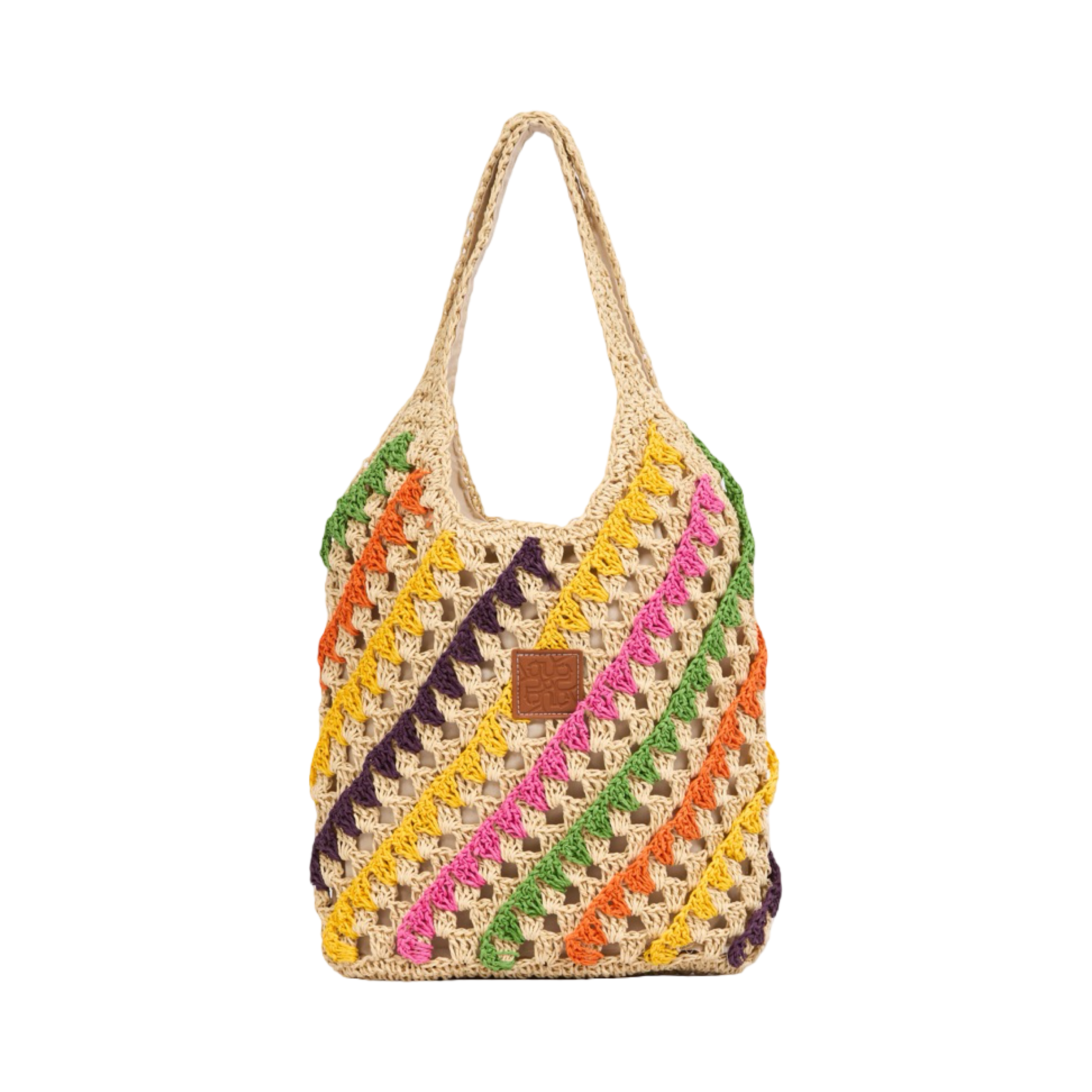 Everyday Earth – Multicolor Straw Tote Bag – Multicolor