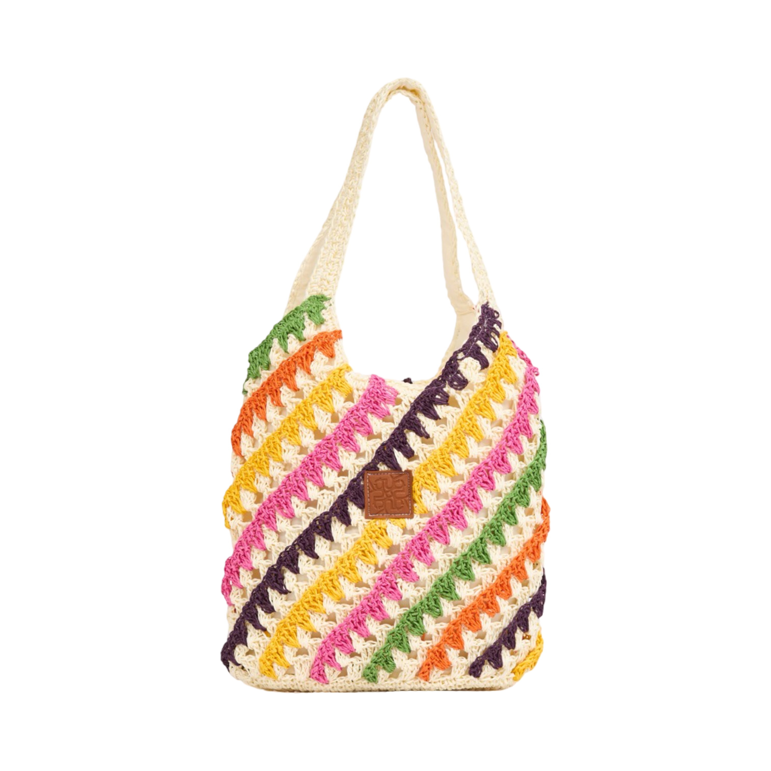 Everyday Earth – Multicolor Straw Tote Bag – Multicolor